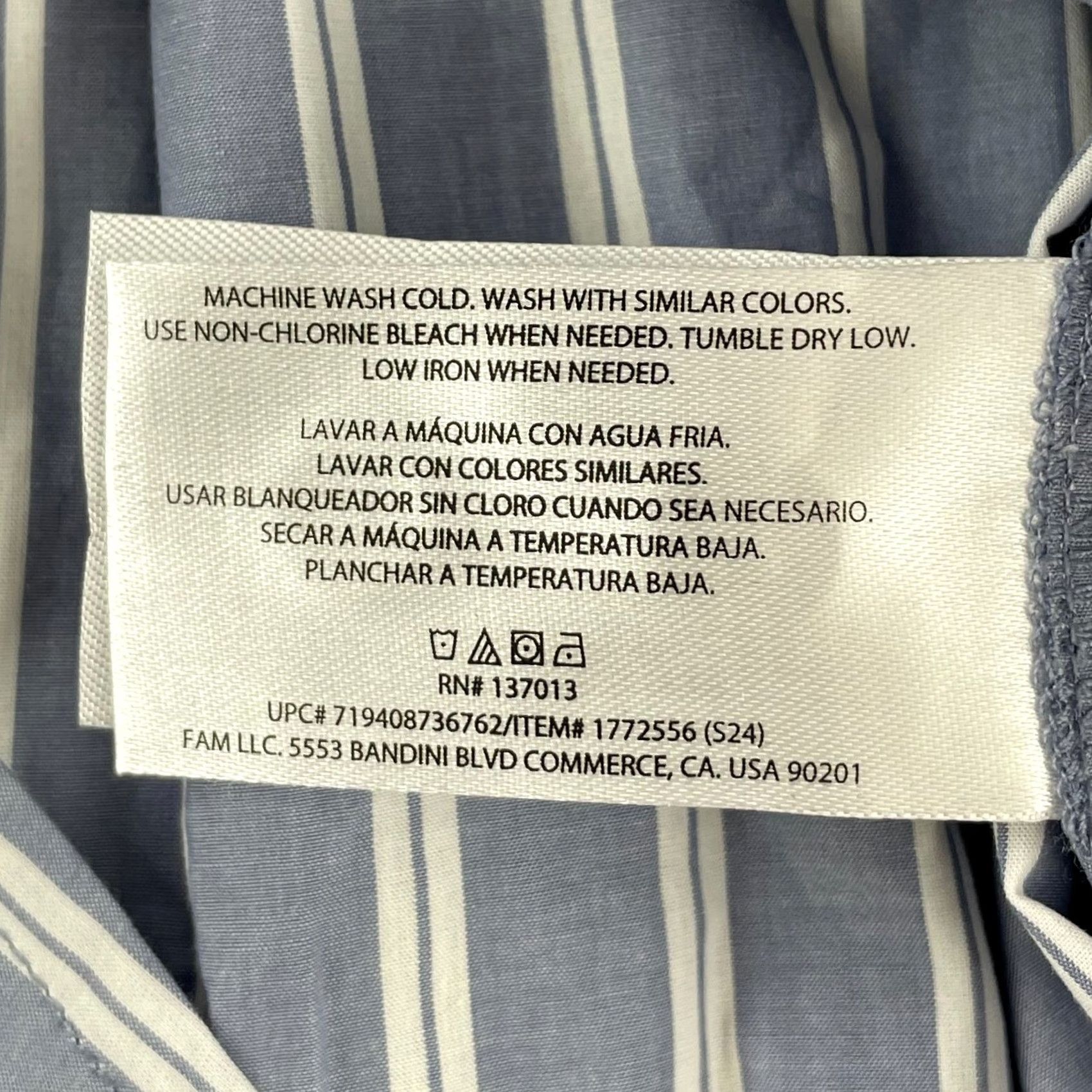 Banana Republic Banana Republic Shirt Men Medium Blue Striped Long Sleeve Office Preppy NWT Size US M / EU 48-50 / 2 - 7 Thumbnail