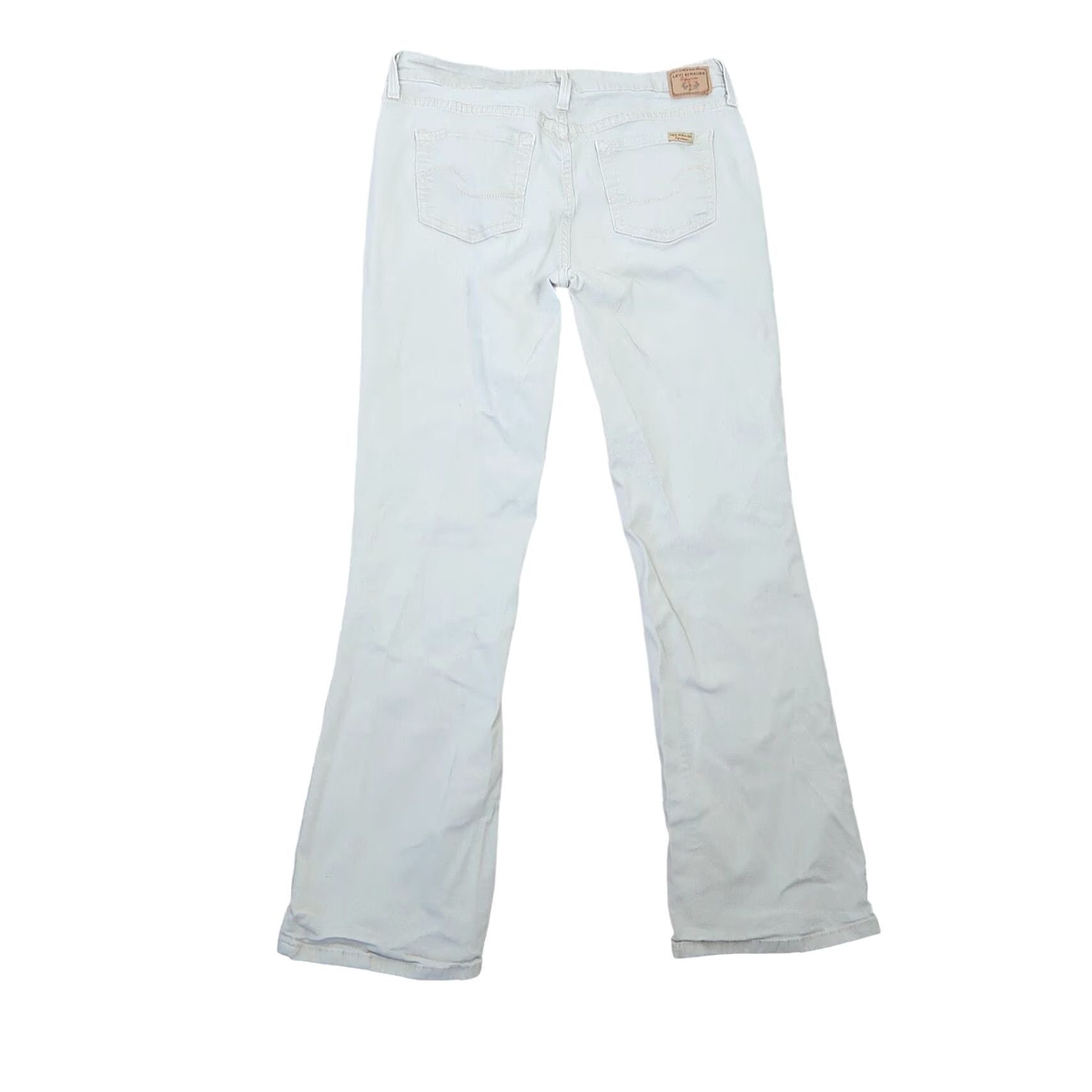 Levi's VINTAGE Levi's Denim Jeans bootcut Women 12 Long Tan Tan khaki Low Rise 30 Inseam 30 Bootcut Jeans Womens 90s 2000s Size 34" / US 12 / IT 48 - 3 Thumbnail