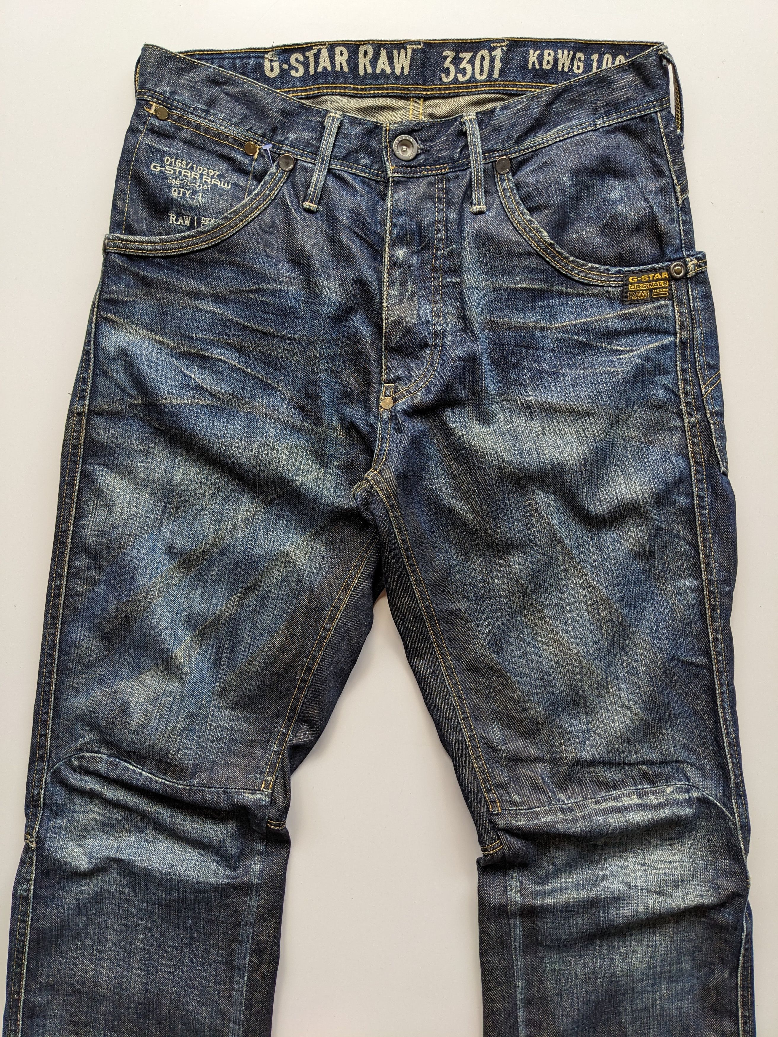 G-Star × If Six Was Nine G Star Raw 3301 twisted leg indigo denim Size US 31 - 5 Thumbnail