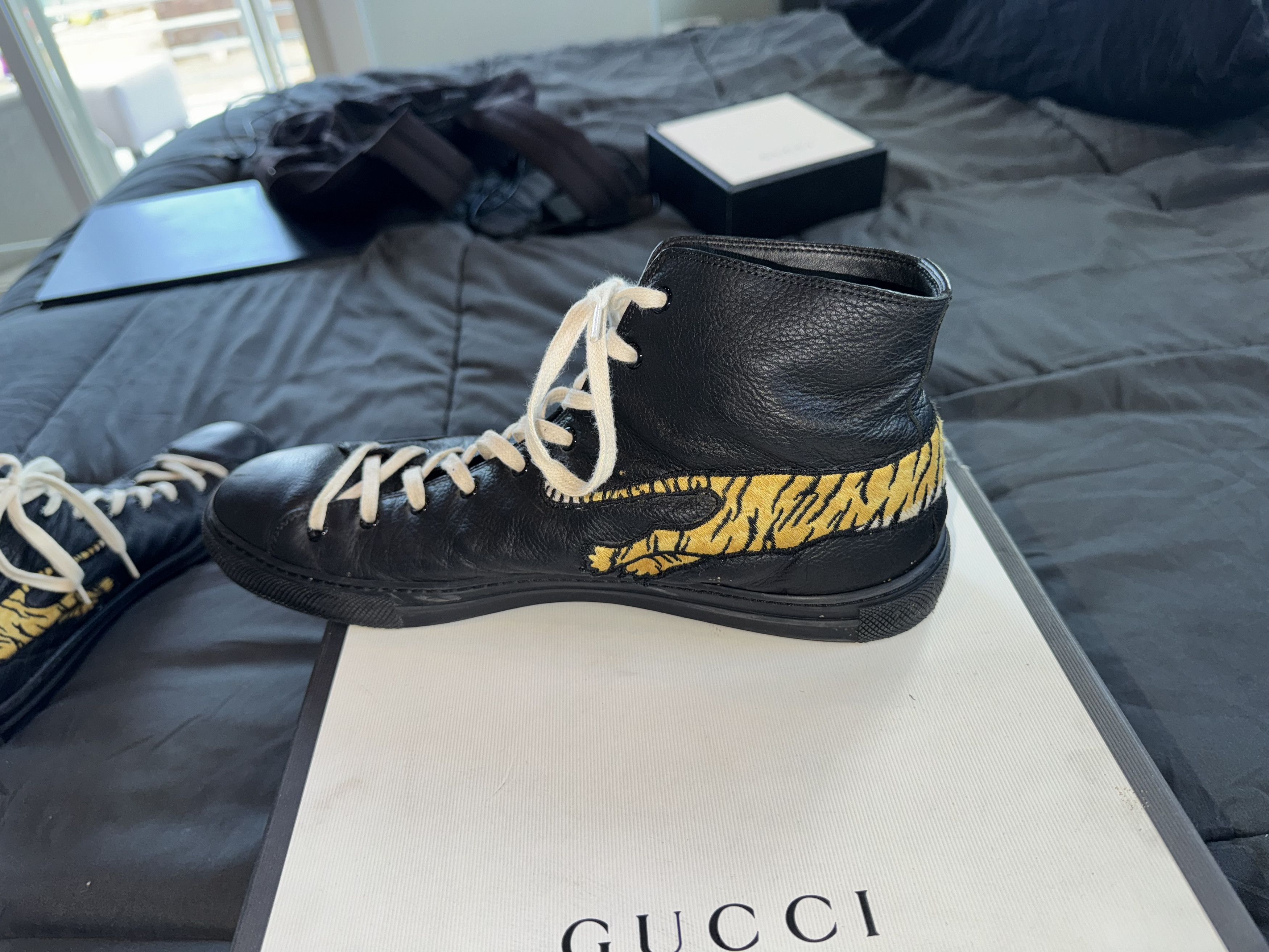 Gucci S.tto Pelle S. Gomma - Hebron Nero Size US 12 / EU 45 - 5 Thumbnail