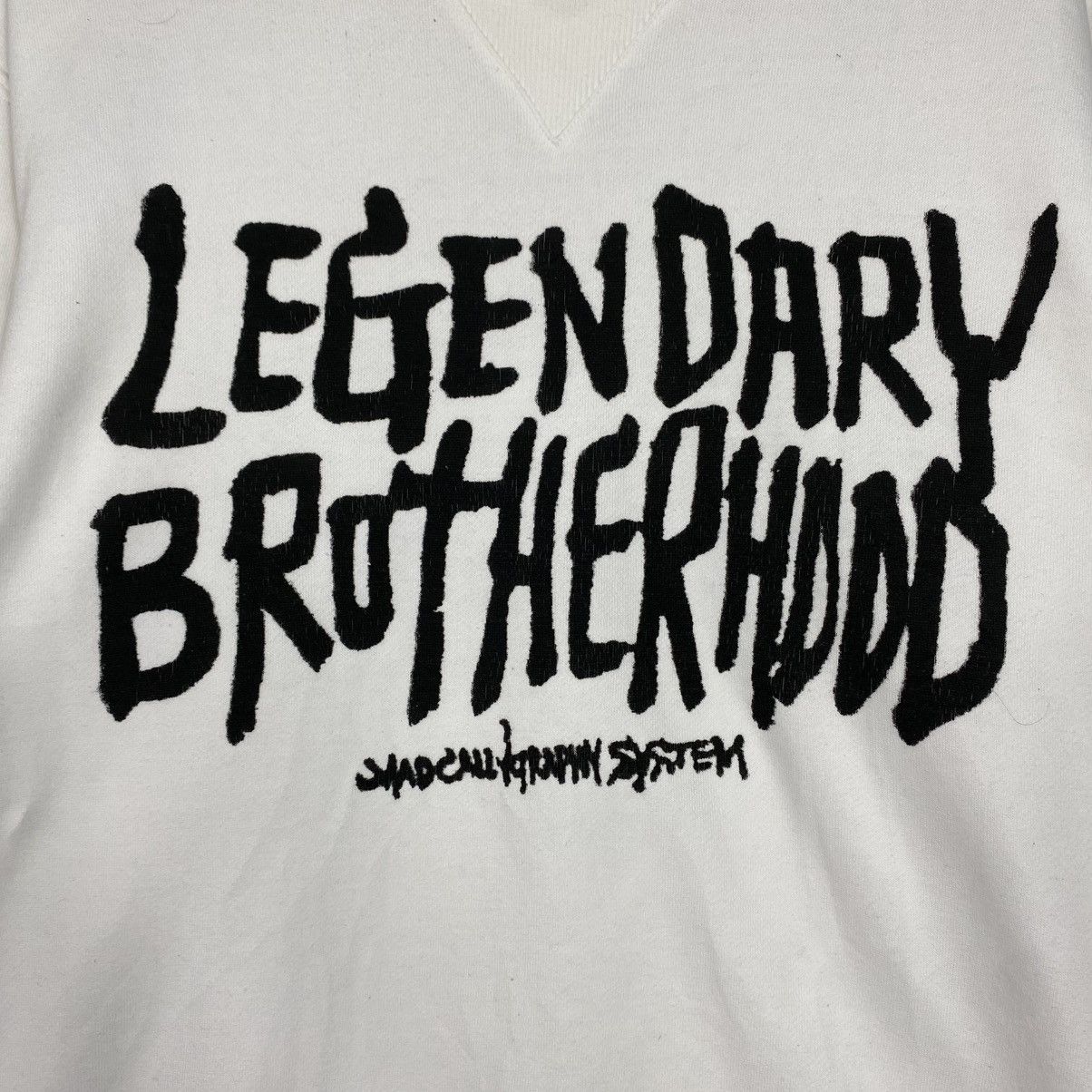 Japanese Brand Legendary Brotherhood Big Logo Sweatshirt Punk Design Size US M / EU 48-50 / 2 - 13 Thumbnail