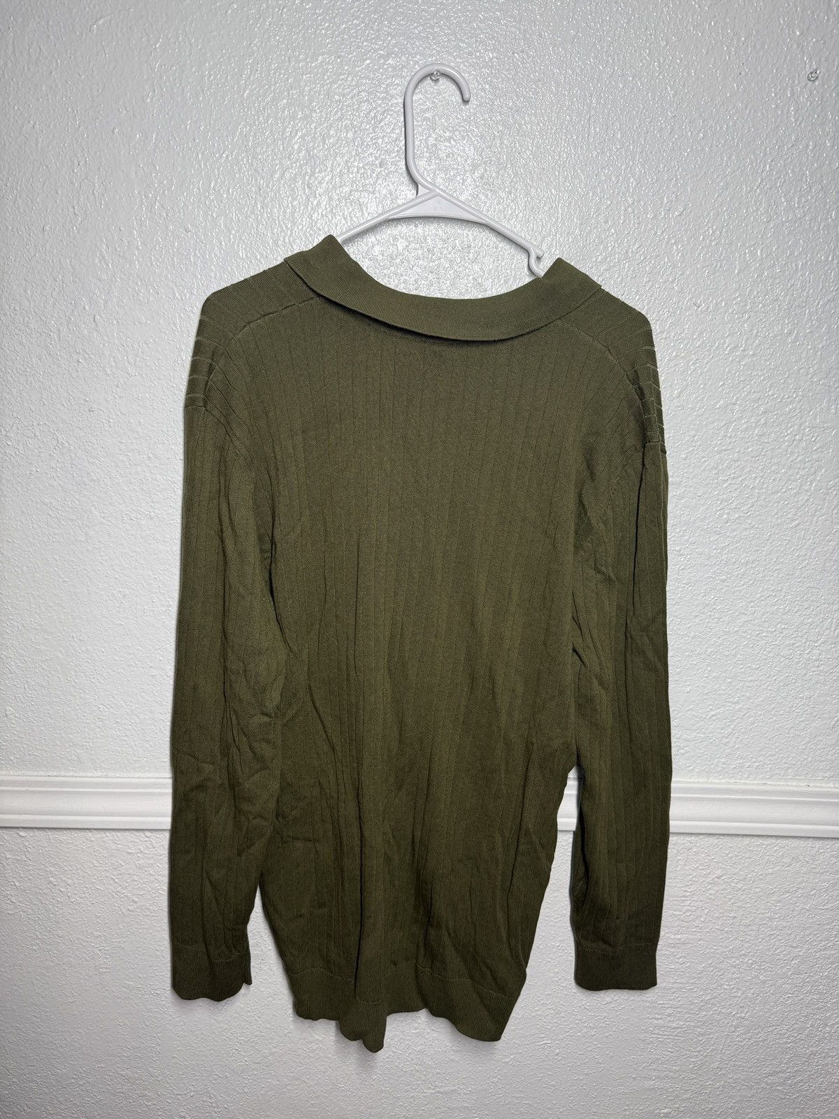Shein Green Long sleeve polo Size US XXL / EU 58 / 5 - 2 Thumbnail