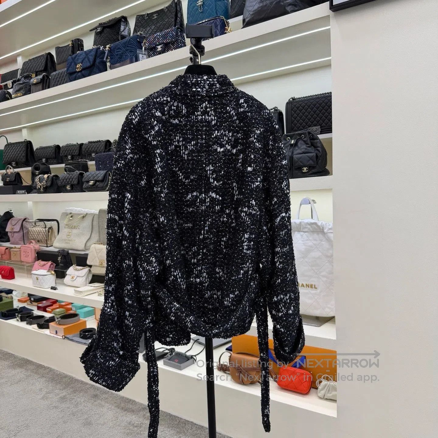 Chanel Chanel 24C Sequin Tweed Coat. Size S / US 4 / IT 40 - 6 Thumbnail