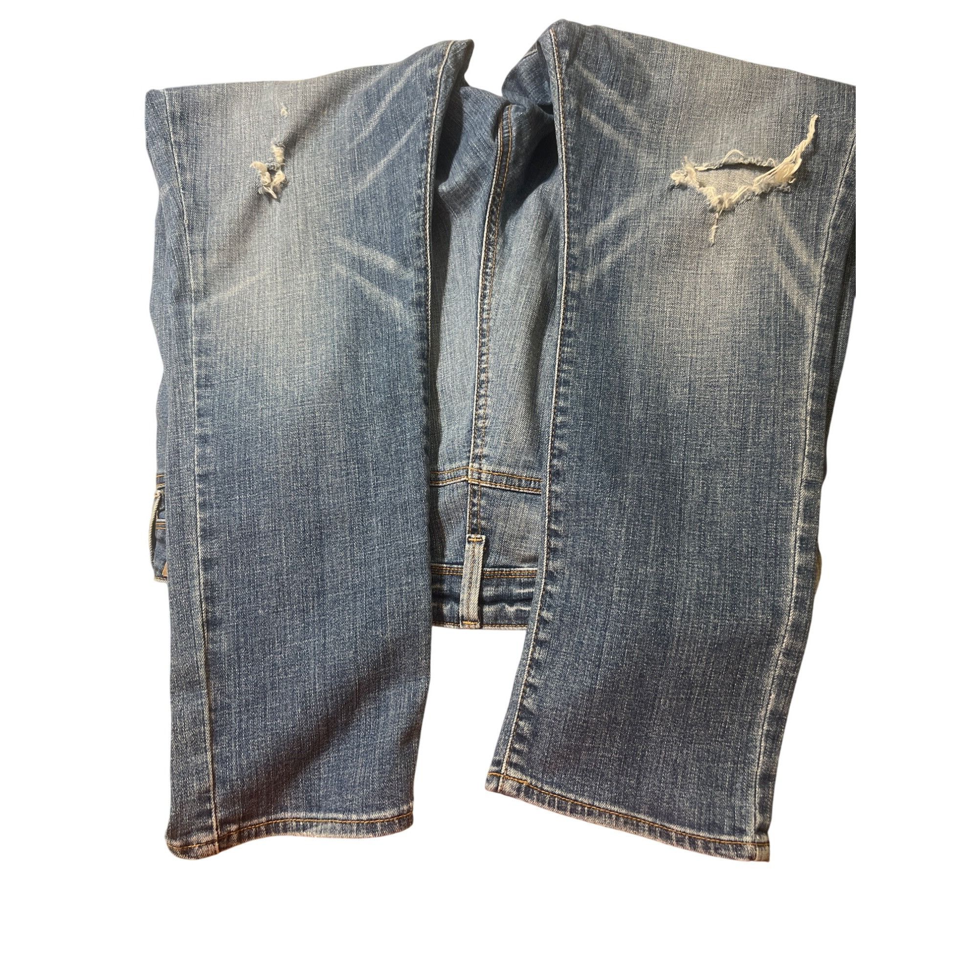 American Eagle Outfitters American Eagle Outfitters Super Skinny Jeans Distressed Deni Size 40" / US 18 - 3 Thumbnail