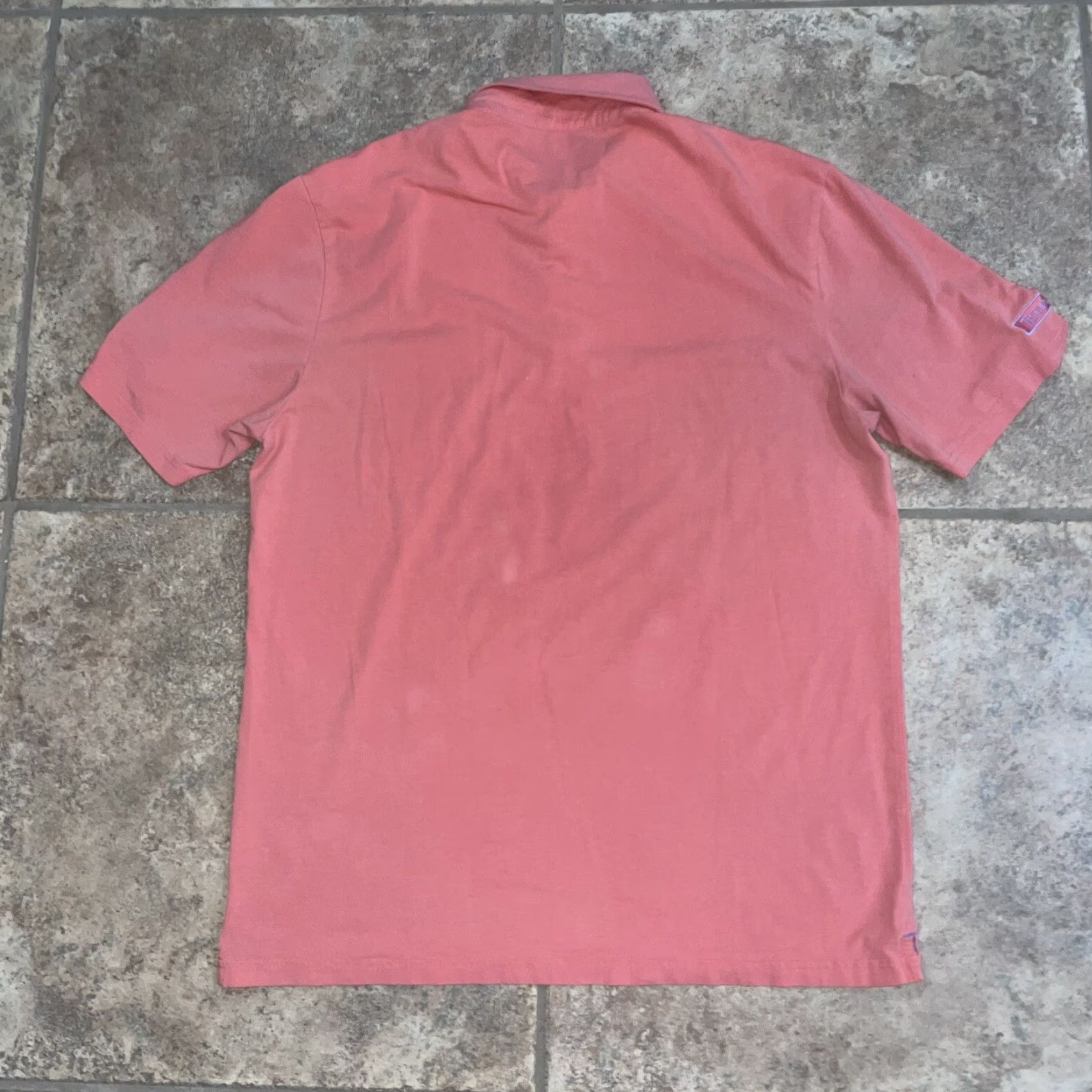 johnnie-O VINTAGE Johnnie-O hangin’ out pocket polo Men’s M Pink Polo Man Adult M Pocket Shirt Size US M / EU 48-50 / 2 - 5 Thumbnail