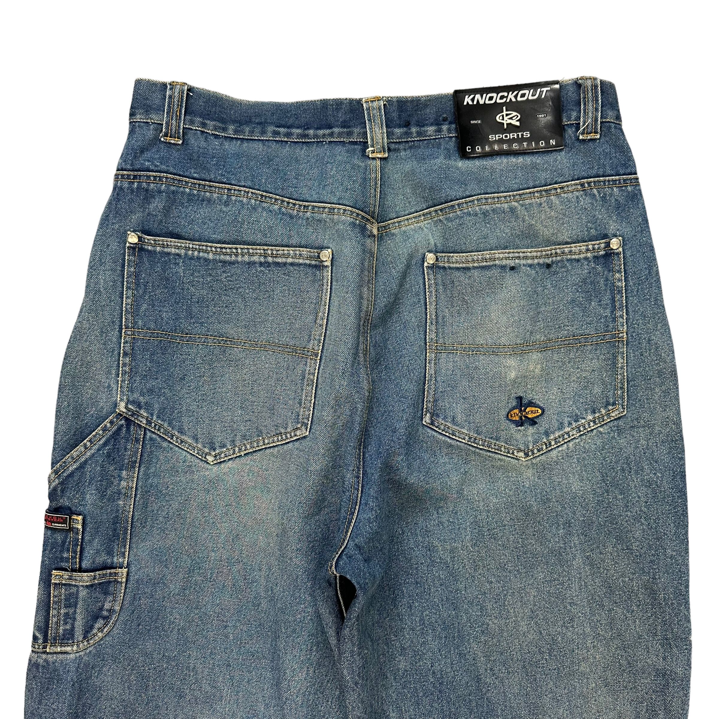 Japanese Brand KNOCKOUT SPORTSWEAR DENIM PANT #8102-203 Size US 35 - 13 Thumbnail