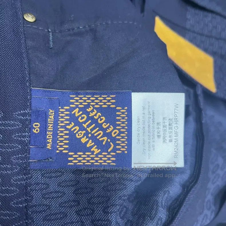 Louis Vuitton Louis Vuitton size US 60 Gray plaid jacquard zip front stra Size US 44 / EU 60 - 3 Thumbnail