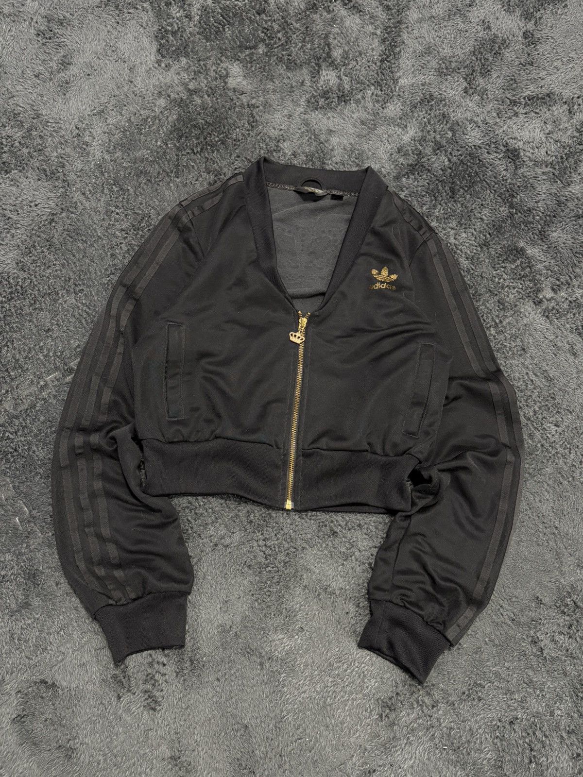 Adidas RARE Vintage Adidas Y2K Crown Oversized Zip Hoodie Size M / US 6-8 / IT 42-44 - 1 Thumbnail