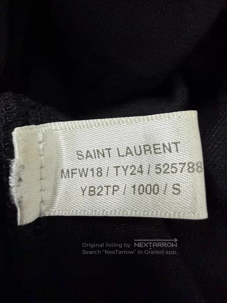 Saint Laurent Paris Saint Laurent Paris Phantom Destruction Black Hole Velvet Size US S / EU 44-46 / 1 - 6 Thumbnail