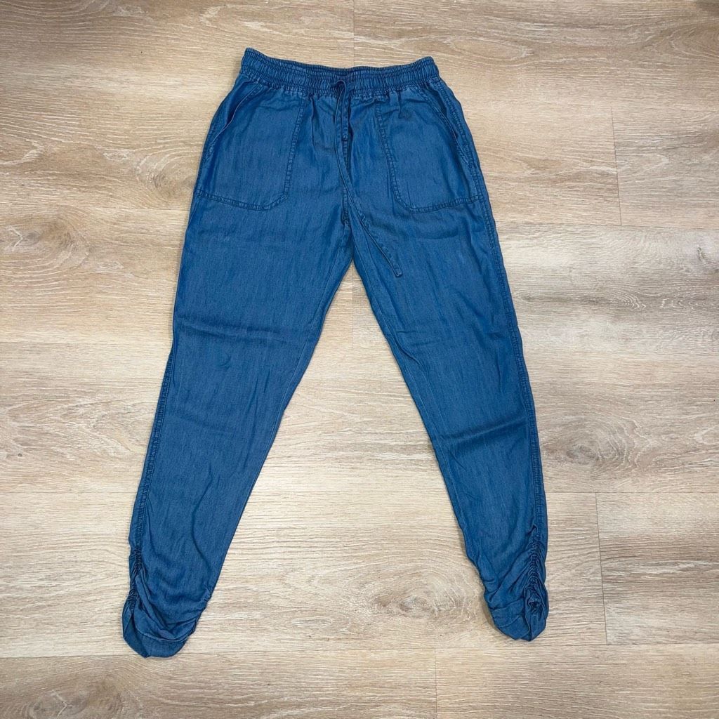Other Thread & Supply Chambray Denim Joggers Tencel Sustainable Fabric Lightweight XS Size 25" / US 0 / IT 36 - 16 Thumbnail