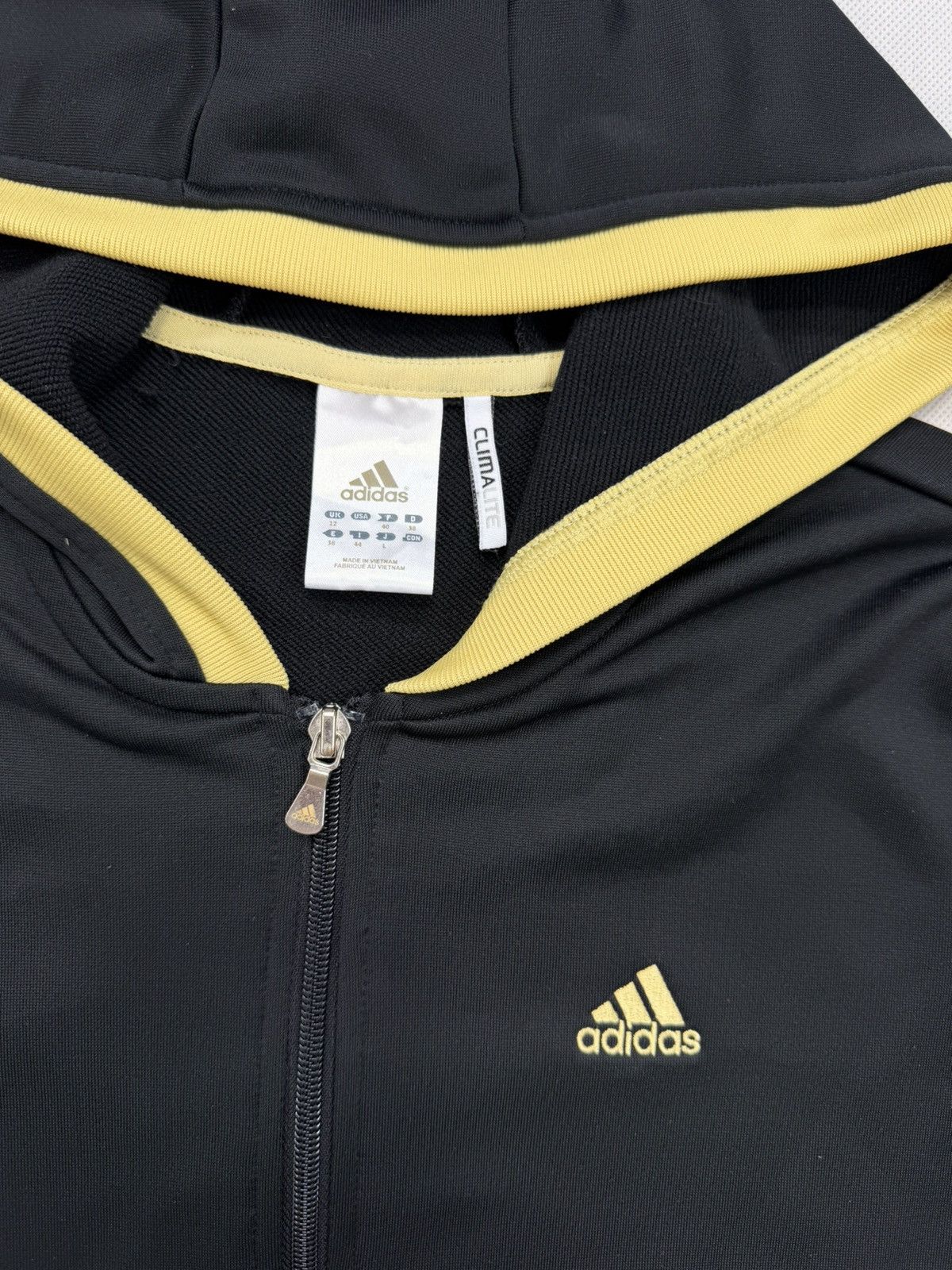 Adidas Adidas Climalite Sweatshirt + Pants Set Gold Stripes Size M / US 6-8 / IT 42-44 - 7 Thumbnail