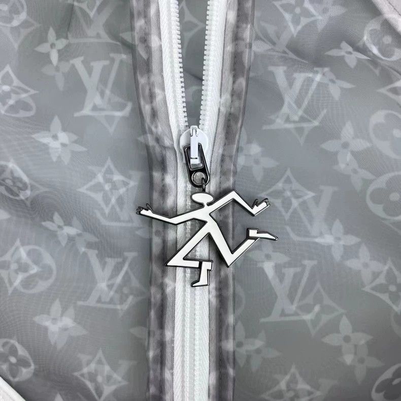 Louis Vuitton Louis Vuitton Printed checkerboard organza jacket 2501-Nex Size US M / EU 48-50 / 2 - 2 Thumbnail