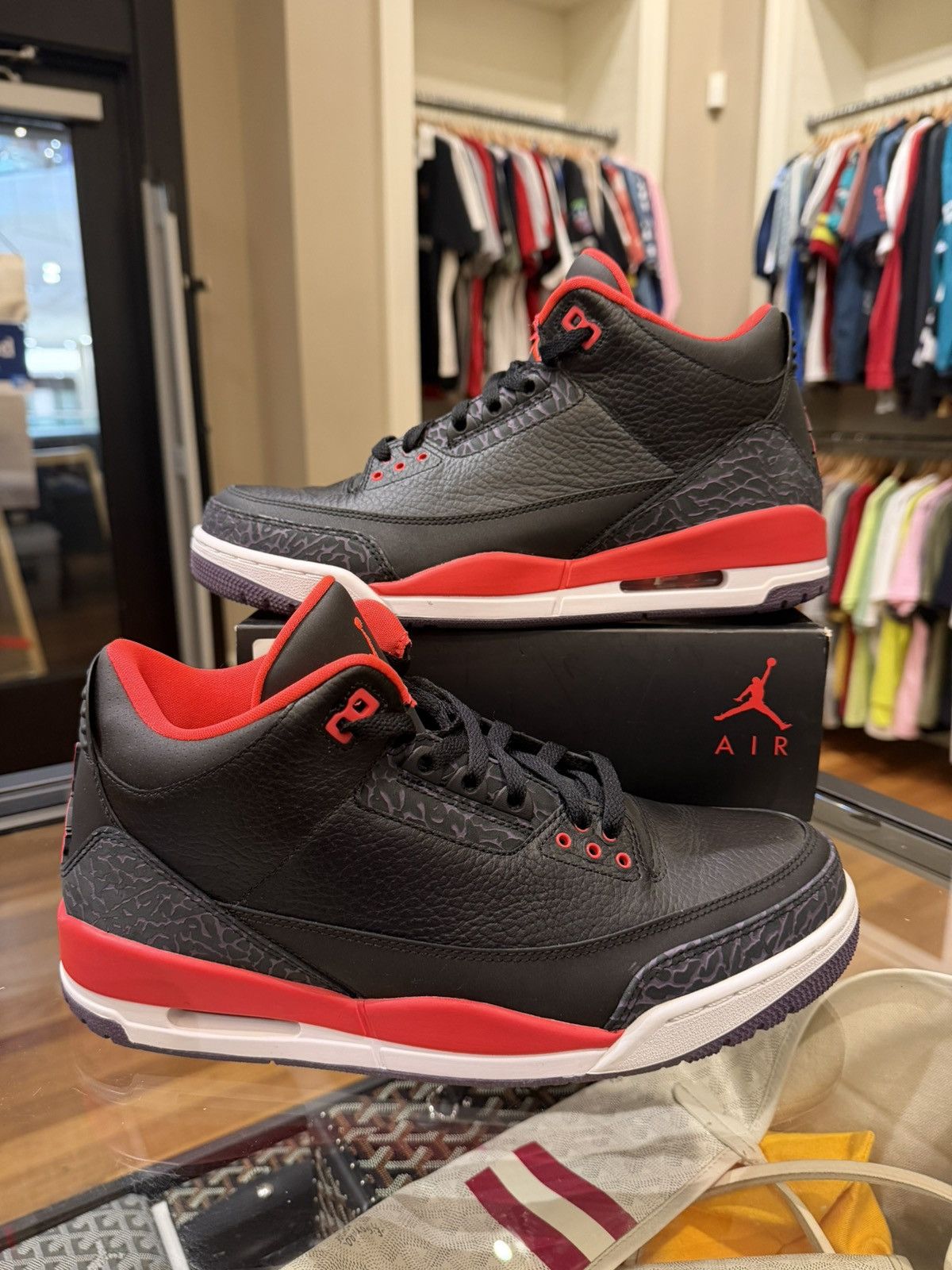 Jordan Brand Jordan 3 Retro ‘Crimson’ Size US 10.5 / EU 43-44 - 1 Thumbnail