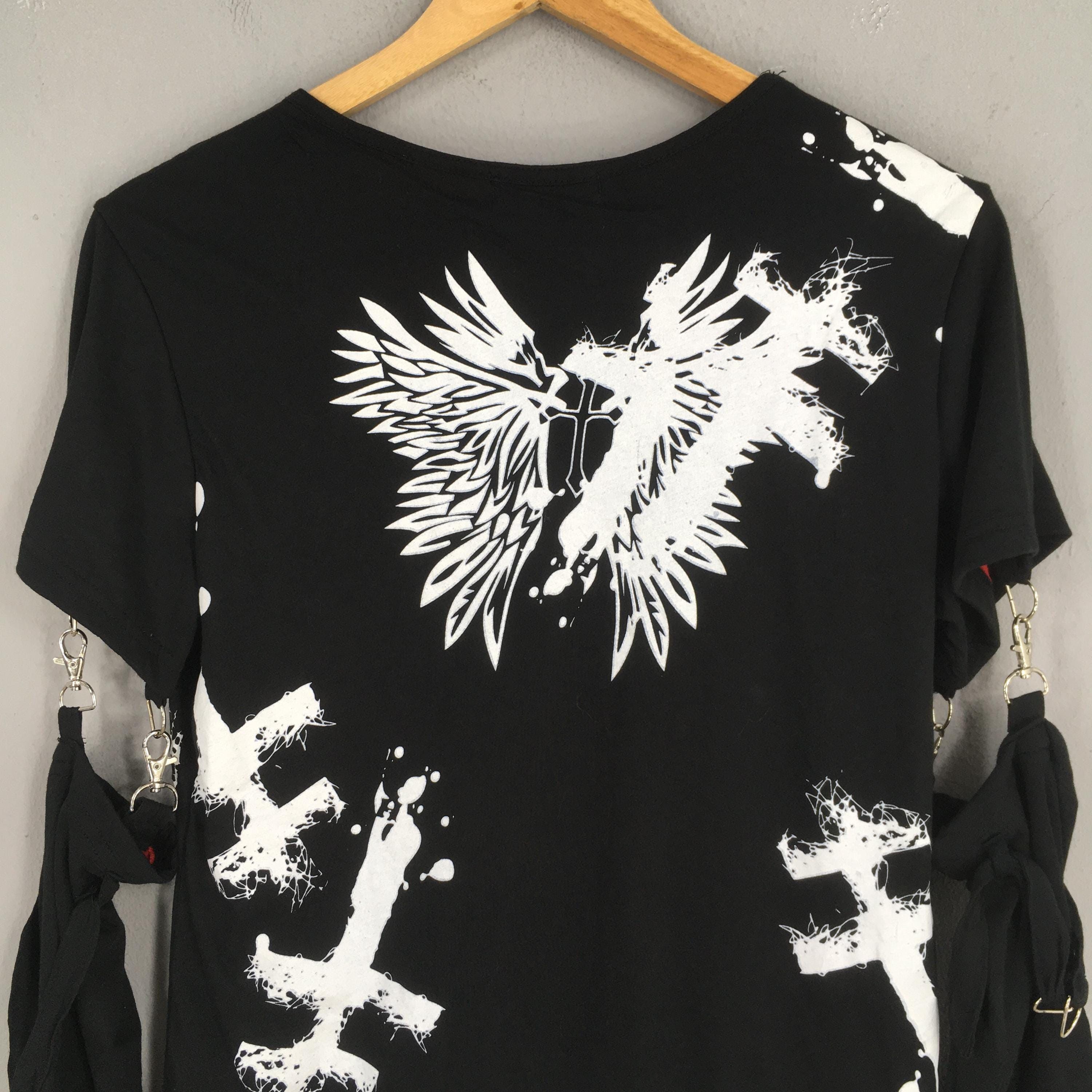 Japanese Brand Prive Joke Japanese Seditionaries Black Distressed Tshirt M Size M / US 6-8 / IT 42-44 - 9 Thumbnail