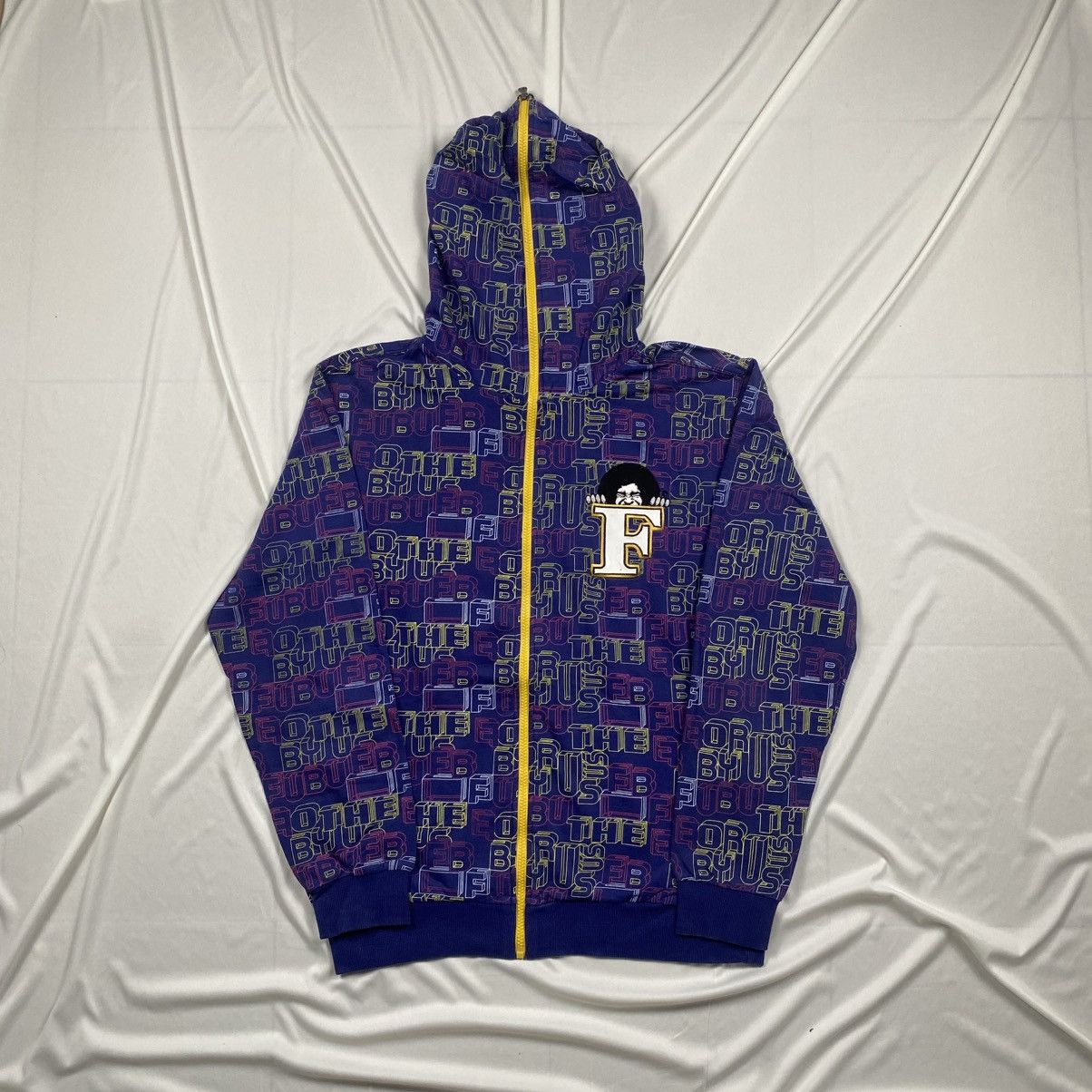 Fubu Vintge y2k Fubu HipHop Bboy Zip Up Abstract Hoodie Size US L / EU 52-54 / 3 - 1 Thumbnail