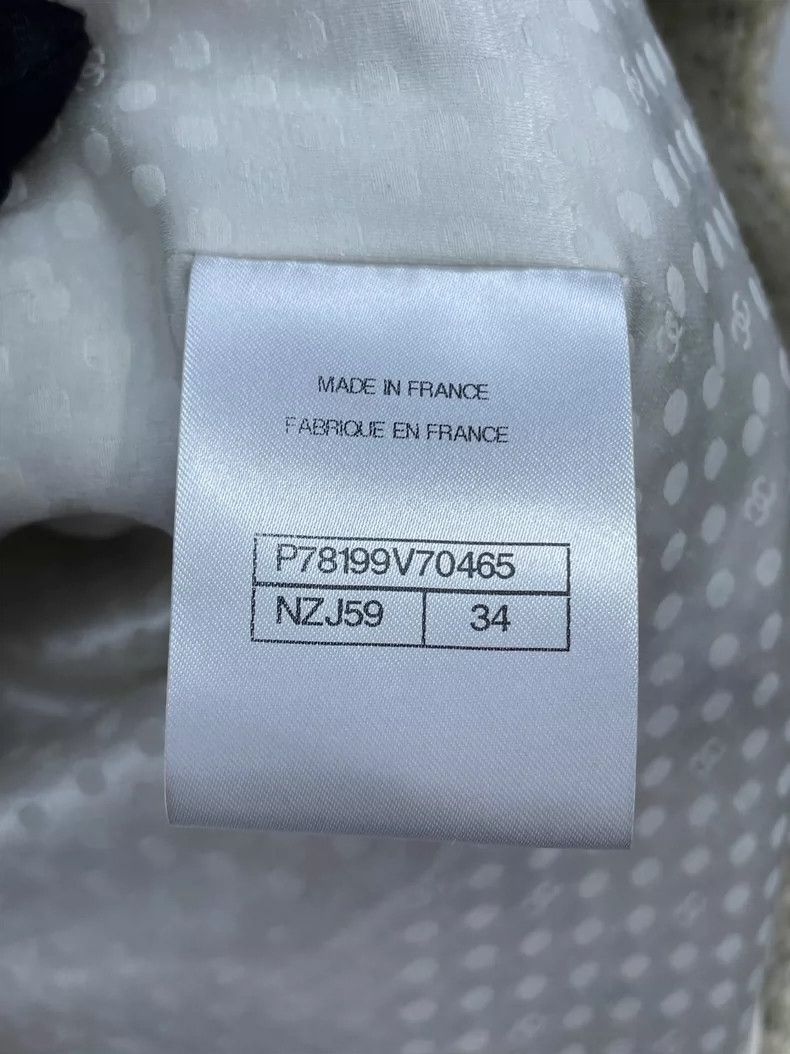 Chanel Chanel 24K belt V-neck tweed jacket 2504-Nextarrow Size XXS / US 00 / IT 34 - 6 Thumbnail
