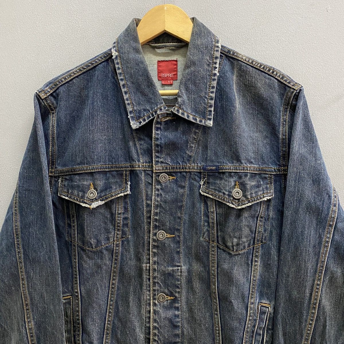 Levi's Vintage Clothing Esprit Trucker Jeans Jacket Size US M / EU 48-50 / 2 - 2 Thumbnail