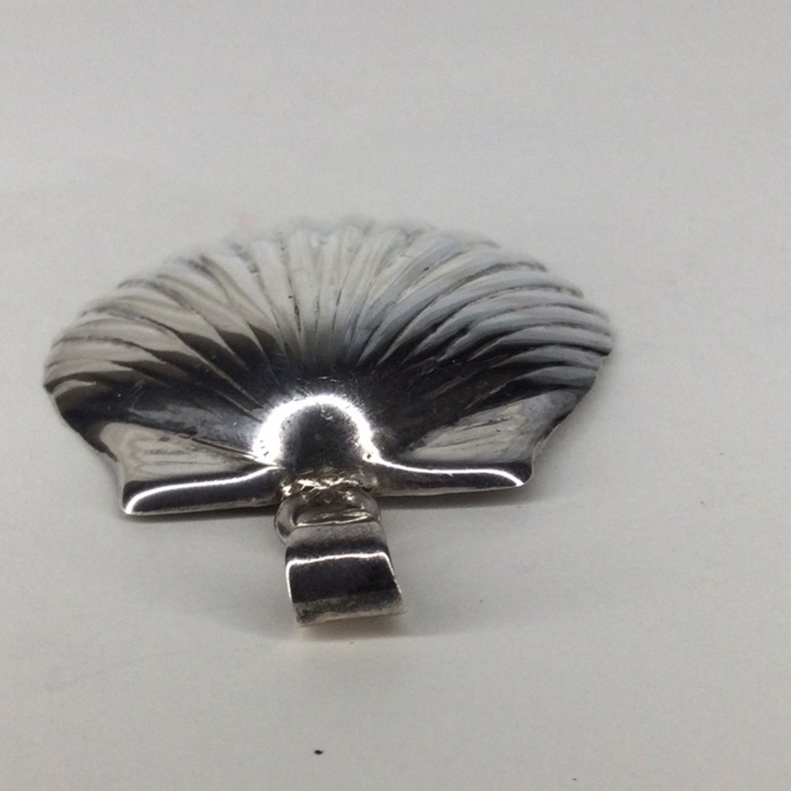 Other Bohemian Scallop Seashell Silver Tone Necklace Pendant Size ONE SIZE - 14 Thumbnail
