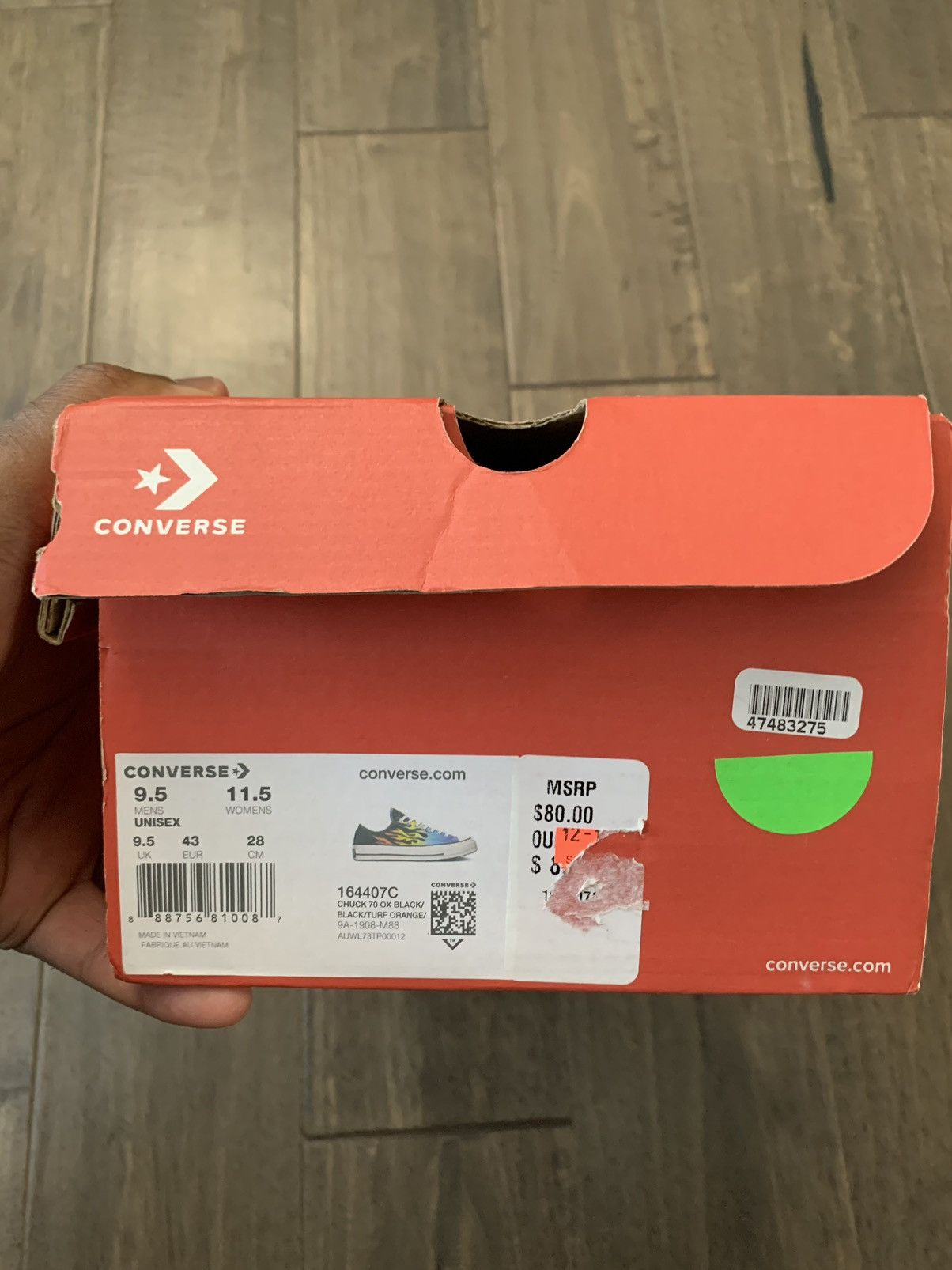 Converse 🪅Converse Chuck Taylor 70 Ox “Flaming Archive” (Sz 9.5) Size US 9.5 / EU 42-43 - 11 Thumbnail