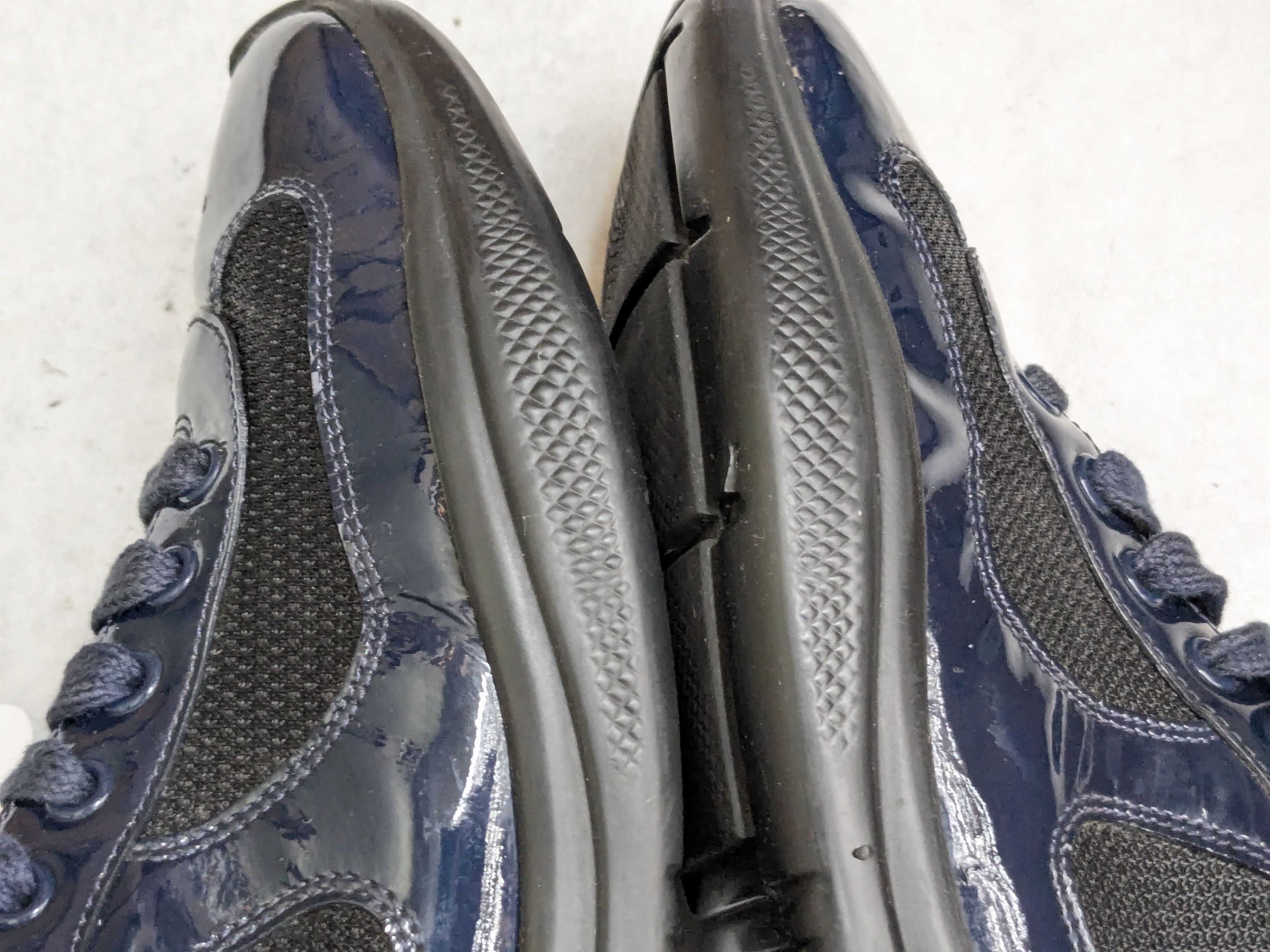 Prada Prada America's Cup Sneakers Navy Blue Patent Leather 9.5 Size US 9.5 / EU 42-43 - 6 Thumbnail