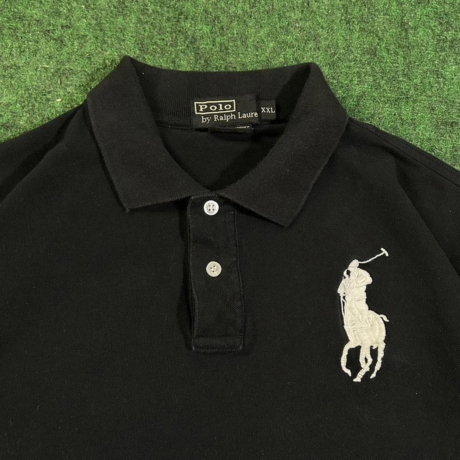 Polo Ralph Lauren Polo Ralph Lauren Big Horse Polo Shirt Black Size XXL Size US XXL / EU 58 / 5 - 1 Thumbnail