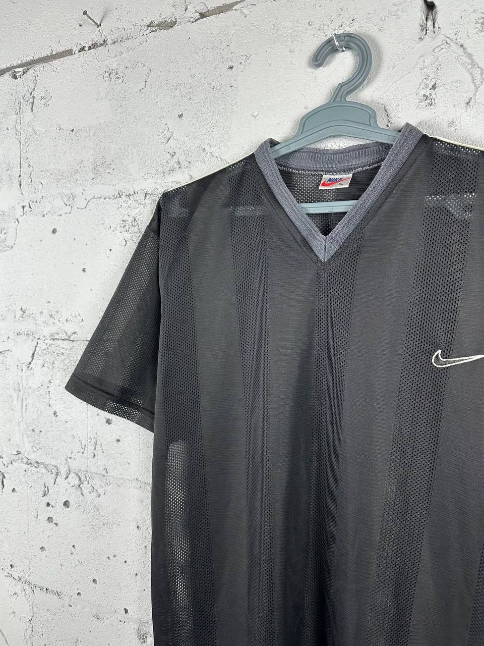 Nike × Vintage Vintage 90s NIKE Swoosh Mesh Tshirt Streetwear Bootleg Style Size US XL / EU 56 / 4 - 1 Thumbnail
