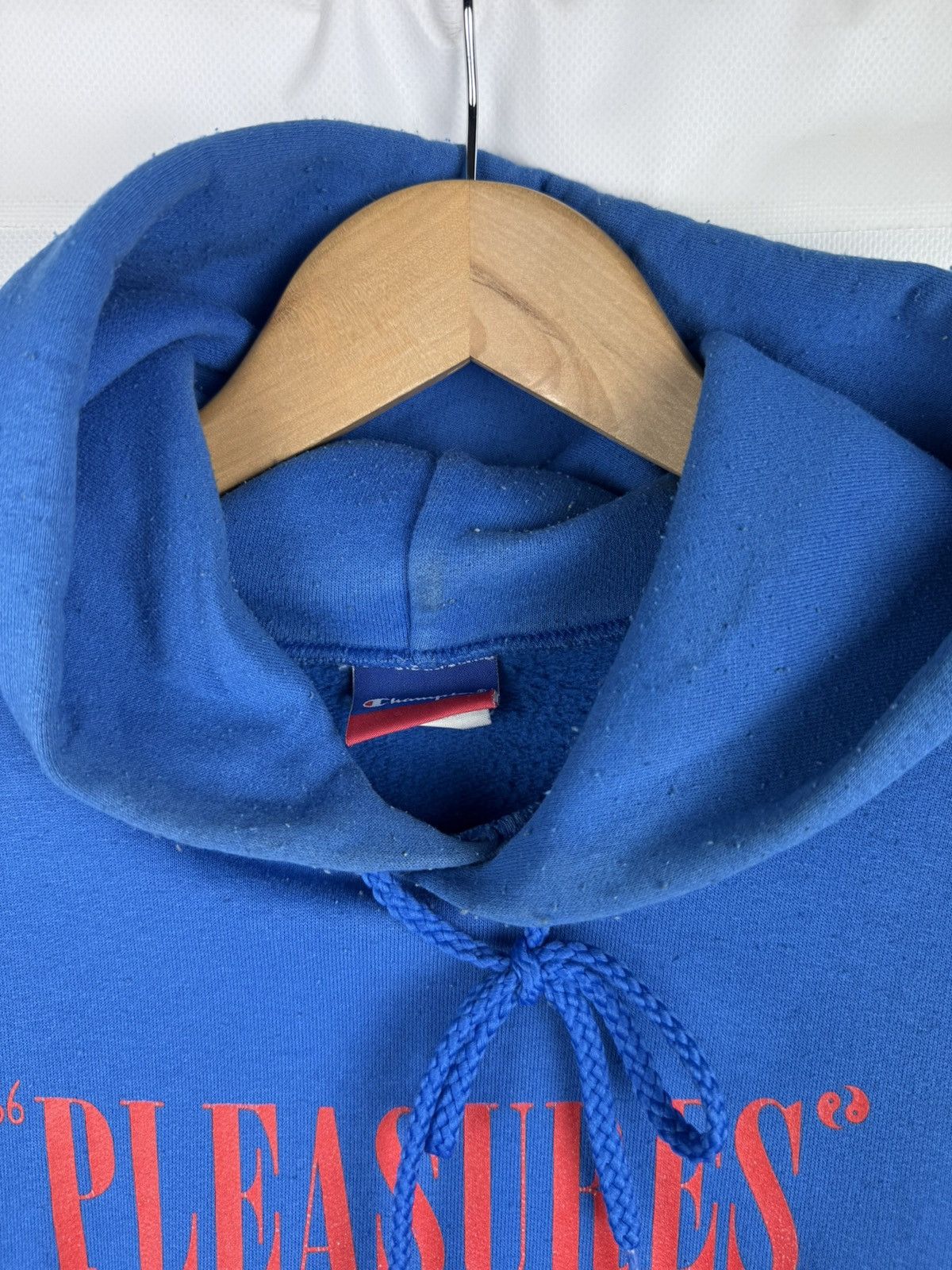 Champion × Pleasures Pleasures Champion Soft Core Porn Big Logo Hoodie Pullover Size US L / EU 52-54 / 3 - 14 Thumbnail