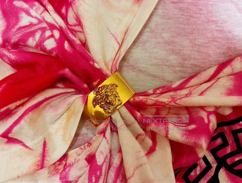Versace Versace Main line T-shirt batik classic Medusa pattern Size M / US 6-8 / IT 42-44 - 4 Thumbnail