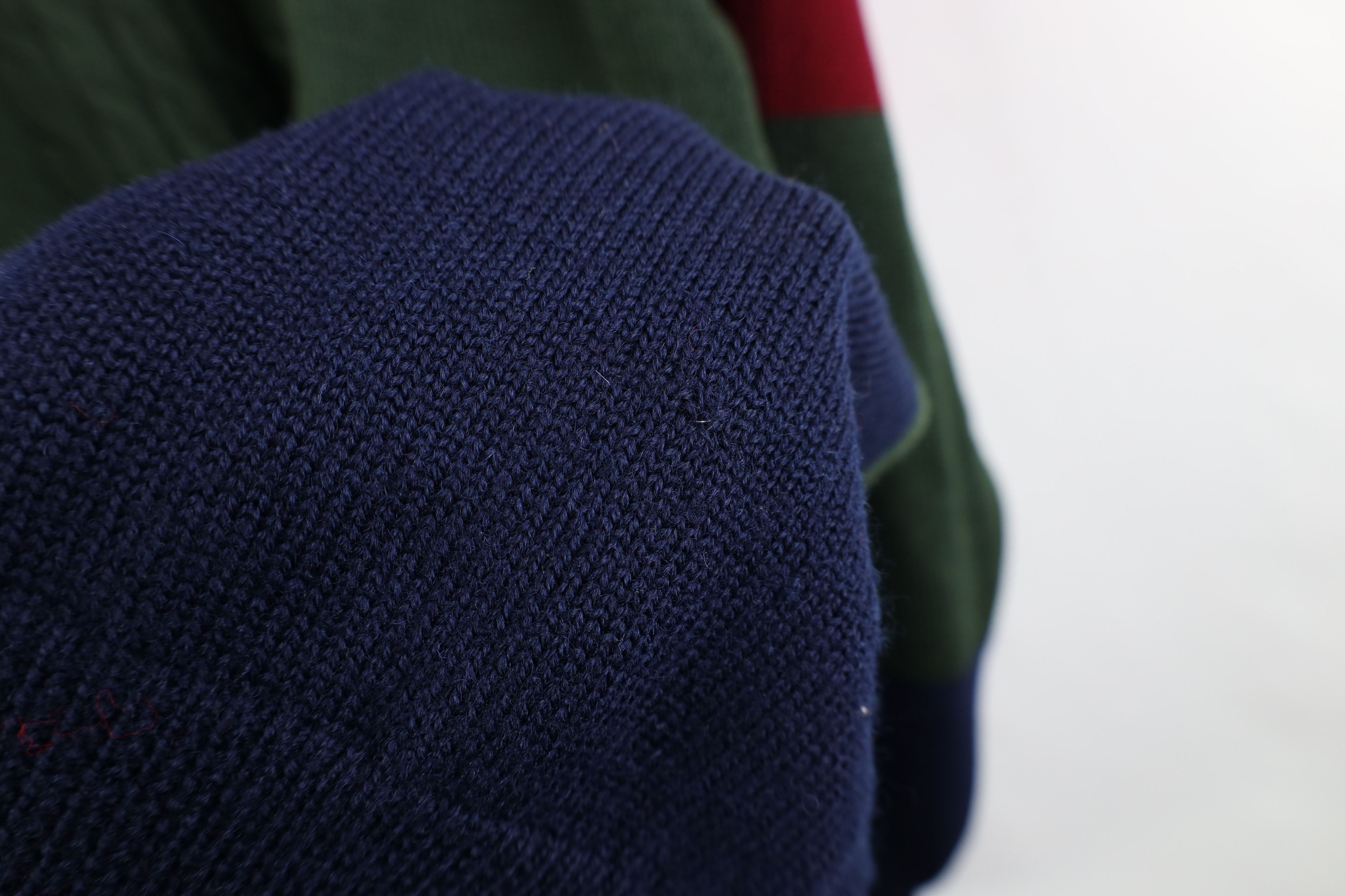 Vintage Vintage 90s Streetwear Wool Cable Knit Crewneck Sweater Size US M / EU 48-50 / 2 - 4 Thumbnail