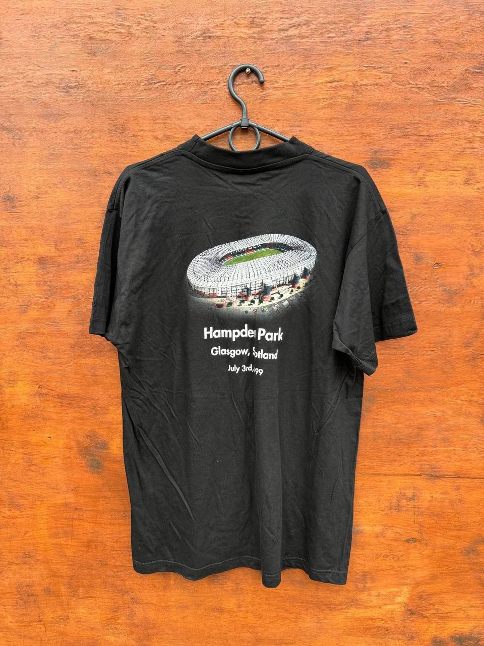 Band Tees Rod Stewart 1999 Bonnie Scotland Hampden Park Concert sz L Size US L / EU 52-54 / 3 - 2 Thumbnail