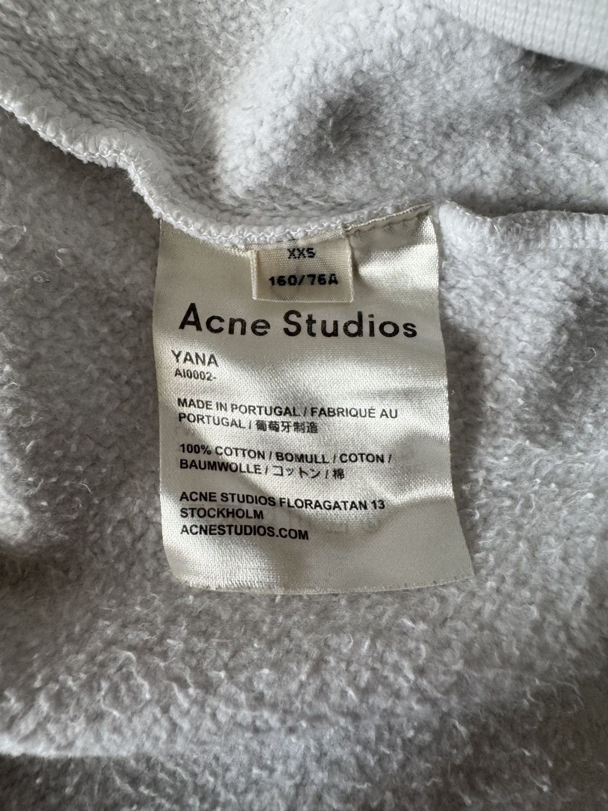 Acne Studios 🔥🔥 Acne Studios White Cotton Sweatshirt Size US M / EU 48-50 / 2 - 7 Thumbnail