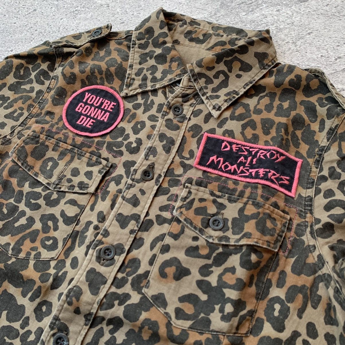 Hysteric Glamour Hysteric Glamour x Destroy All Monster Leopard Workshirt Size US S / EU 44-46 / 1 - 8 Thumbnail