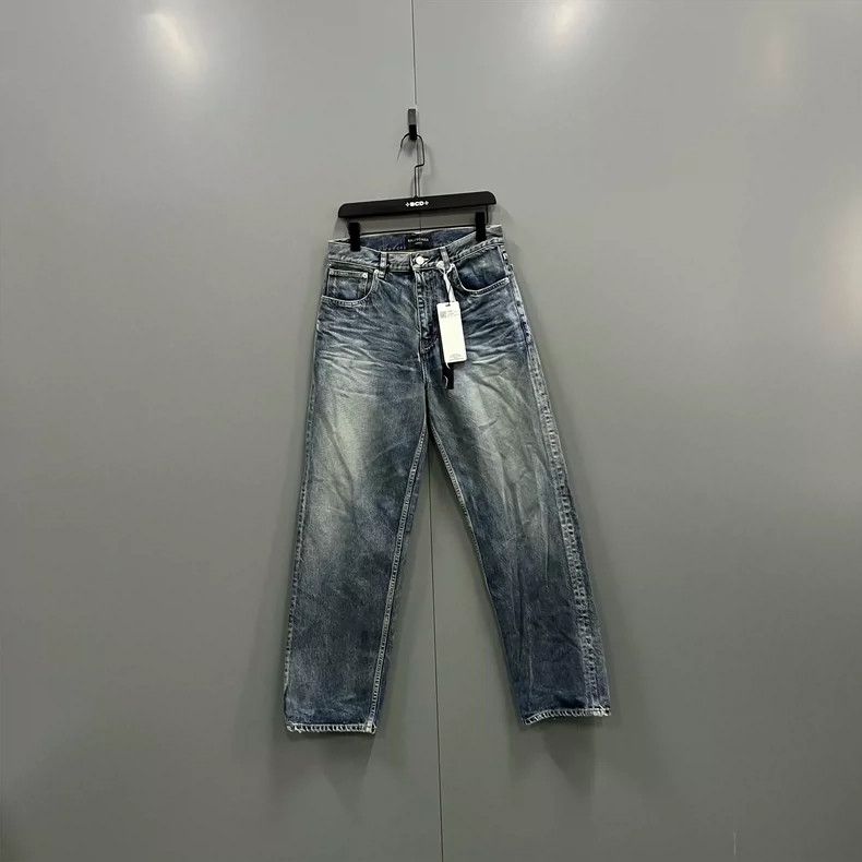 Balenciaga Balenciaga size XS Wash distressed denim pants Size US 27 - 1 Thumbnail