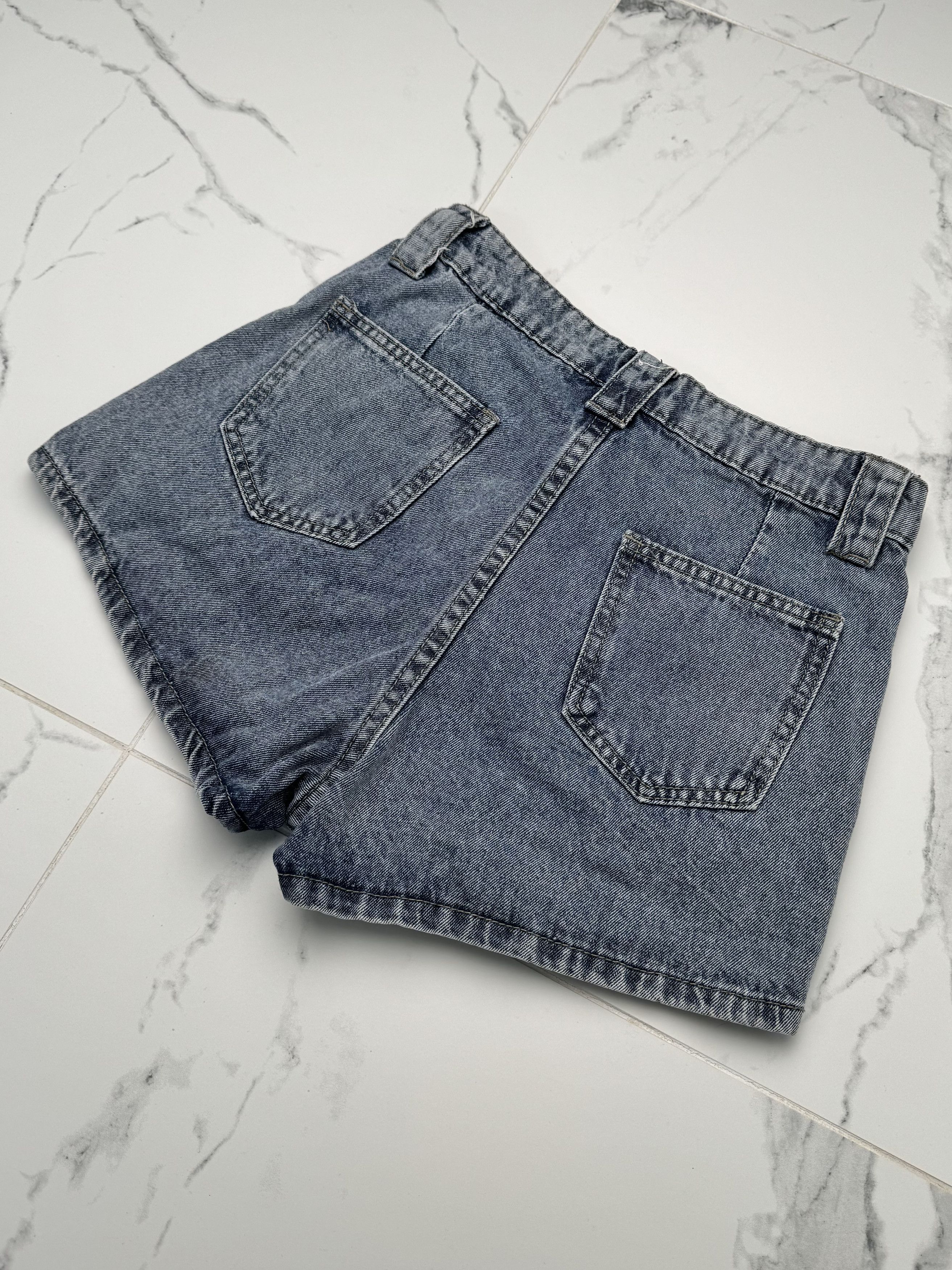 Vintage Women Blue Denim Cargo Shorts Y2K Vintage Mini Pocket Size 25" / US 0 / IT 36 - 3 Thumbnail