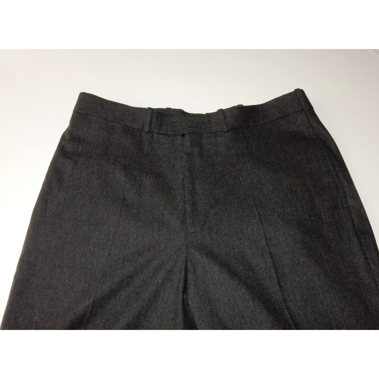Lands' End VTG Lands' End Men's Portugal Made Wool Dress Pants Flat Front 36x30 Gray Dress Pants Mens Size US 36 / EU 52 - 3 Thumbnail