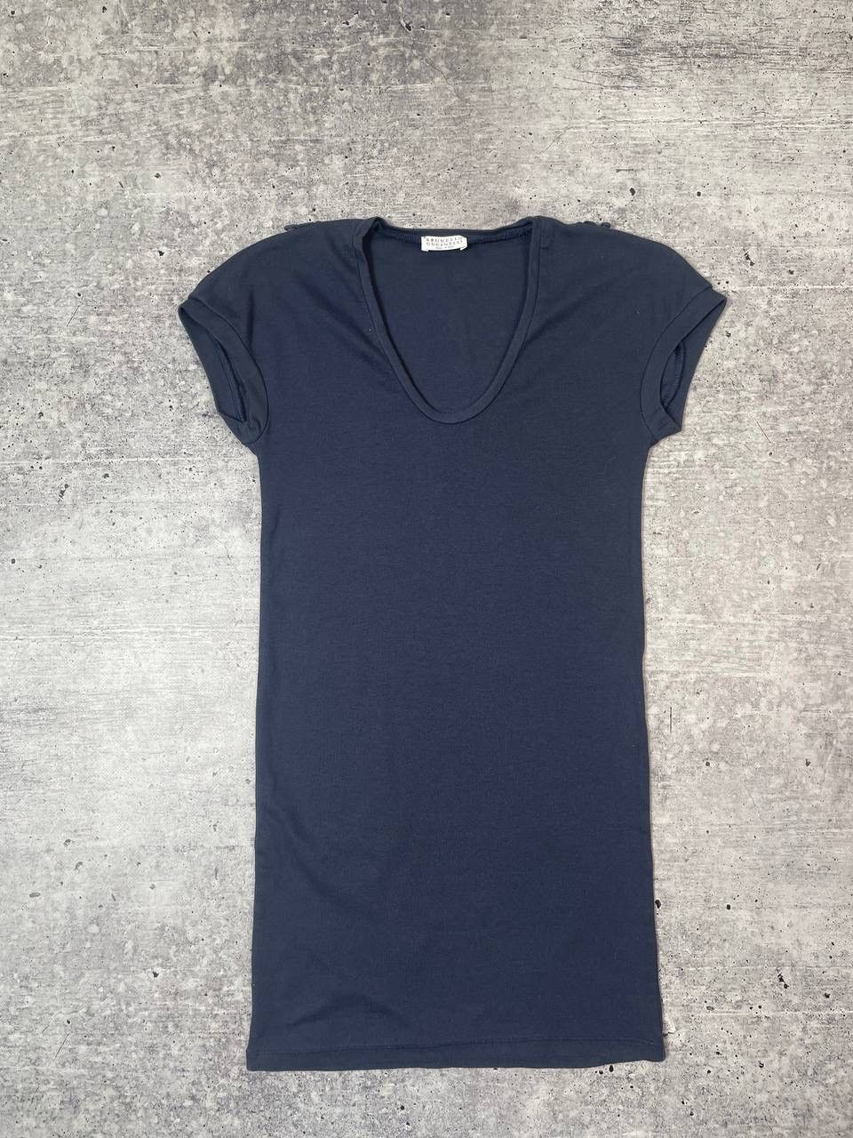Brunello Cucinelli Vintage Brunello Cucinelli Jewel Neck Top T-Shirt Y2K Size M / US 6-8 / IT 42-44 - 1 Thumbnail