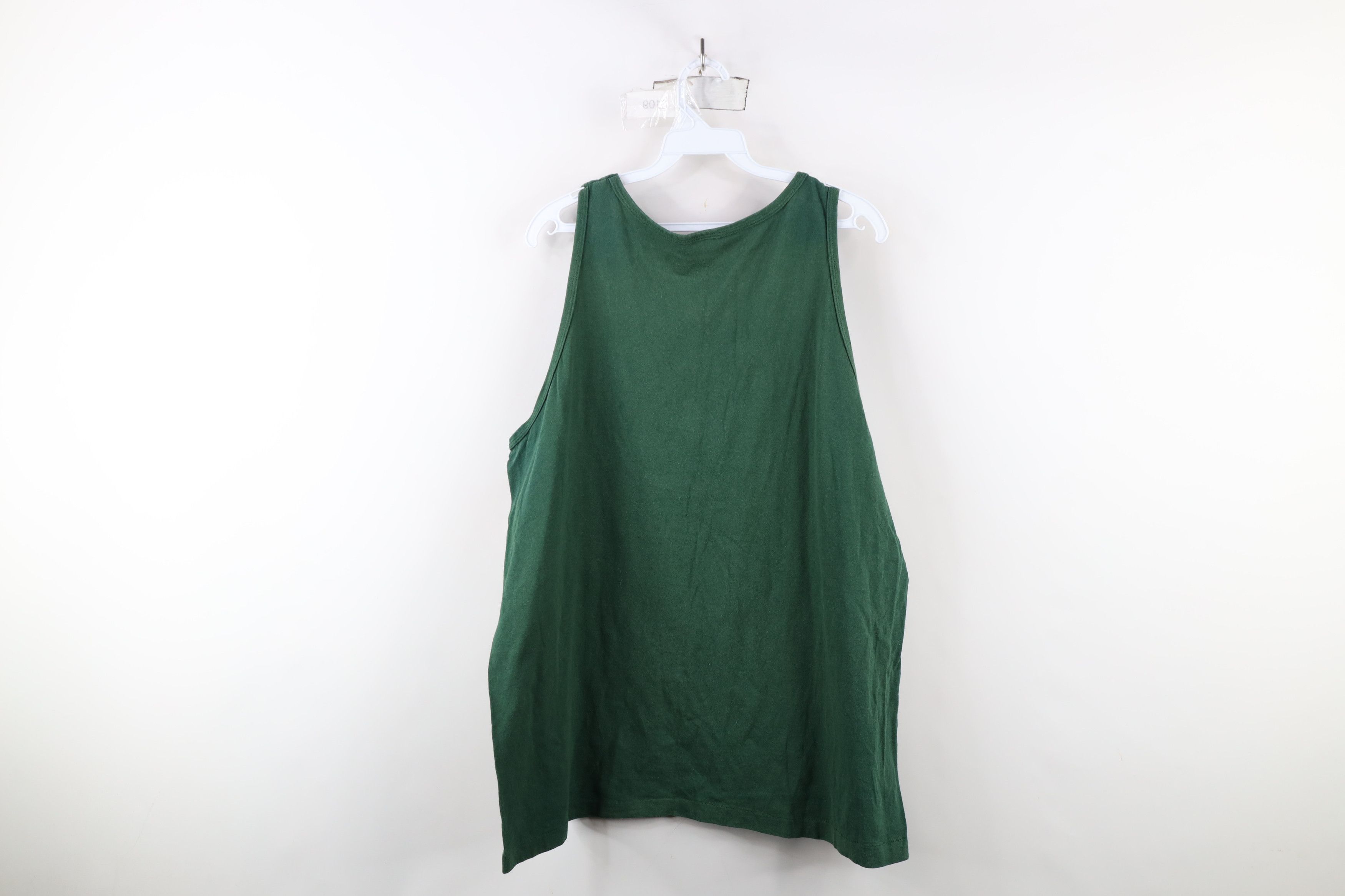Vintage Vintage 90s Streetwear Aruba Tank Top T-Shirt Green USA Size US XL / EU 56 / 4 - 10 Thumbnail