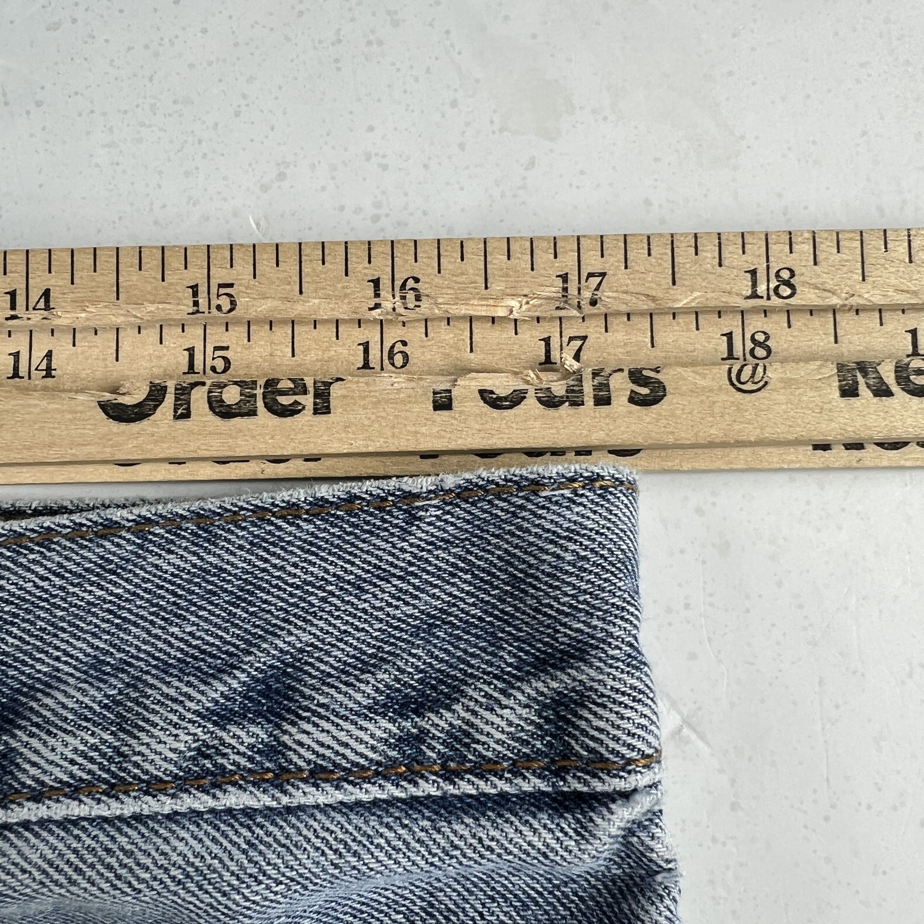 Levi's Levi's Jean Short 560 Loose Faded Cut Off Cotton Denim Jorts Size US 34 / EU 50 - 20 Thumbnail