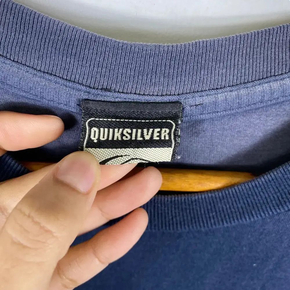 Quiksilver Vintage 00's QUIKSILVER The Boardriding Faded Surf Tee Shirt Size US L / EU 52-54 / 3 - 6 Thumbnail