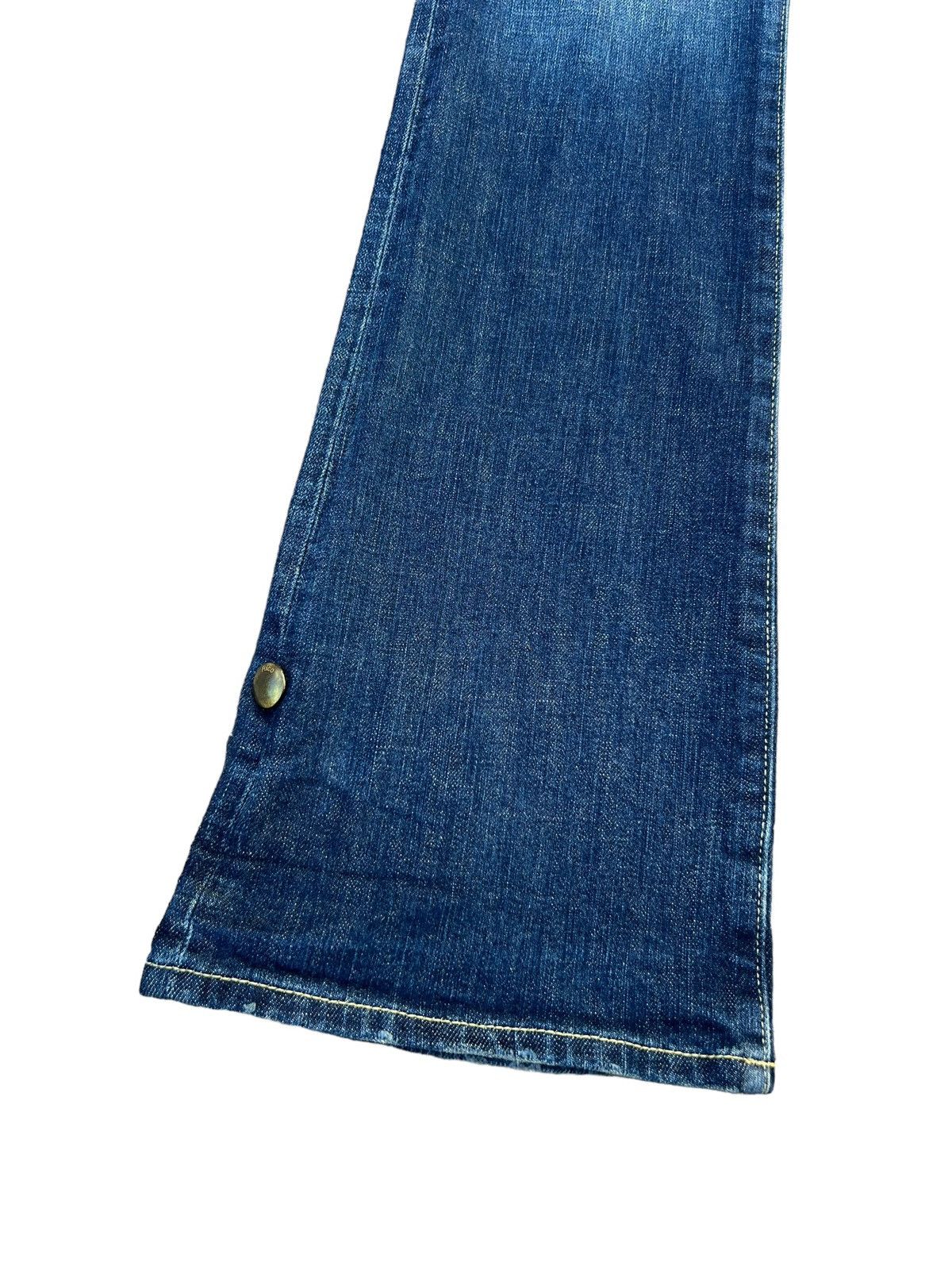 20471120 RICO Japan Fade Blue Denim Bootcut Jeans Size US 29 - 8 Thumbnail