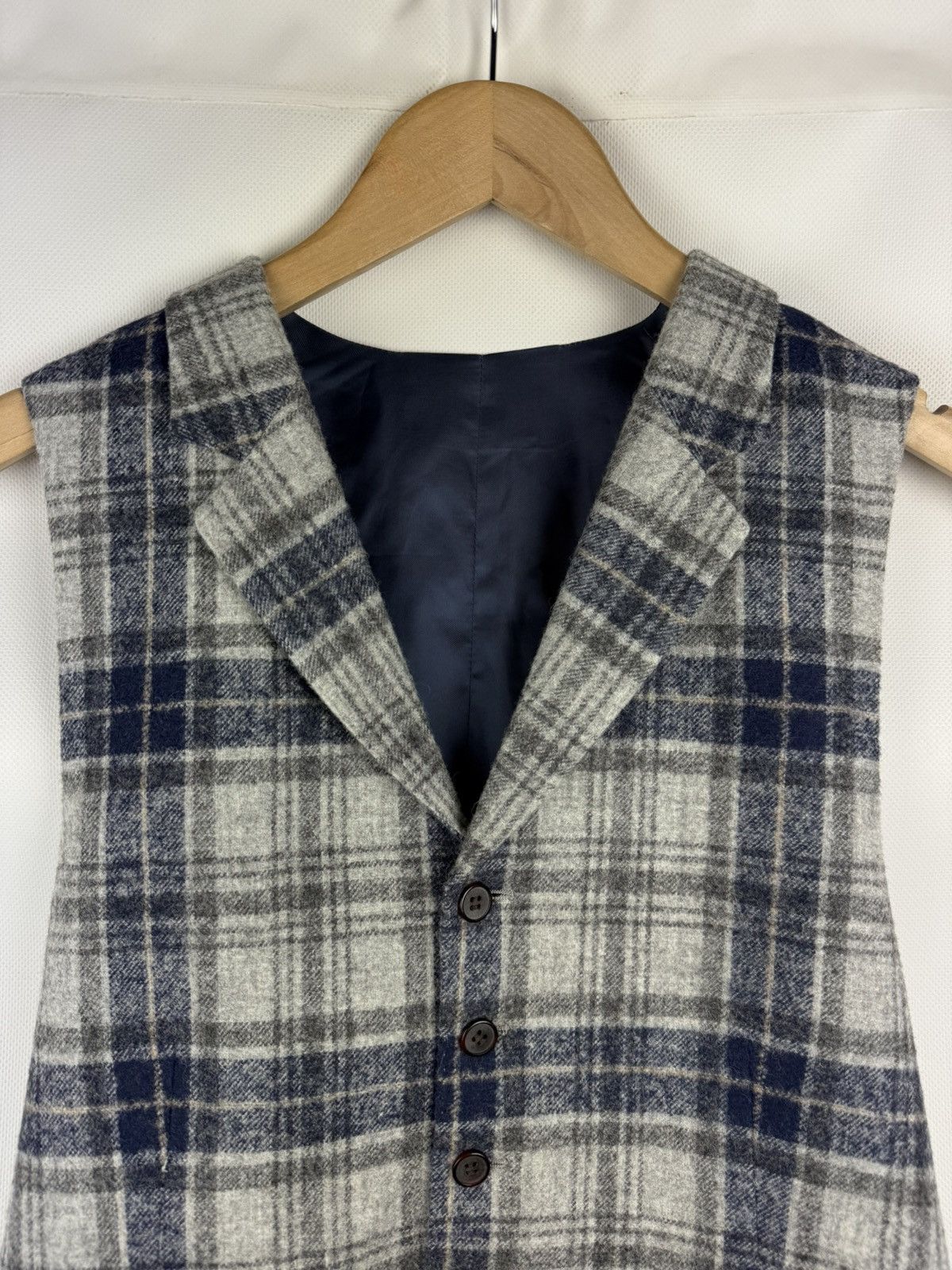 Suitsupply Suitsupply Capetown Men’s Alpaca / Wool Tweed Vest Size 38R - 8 Thumbnail
