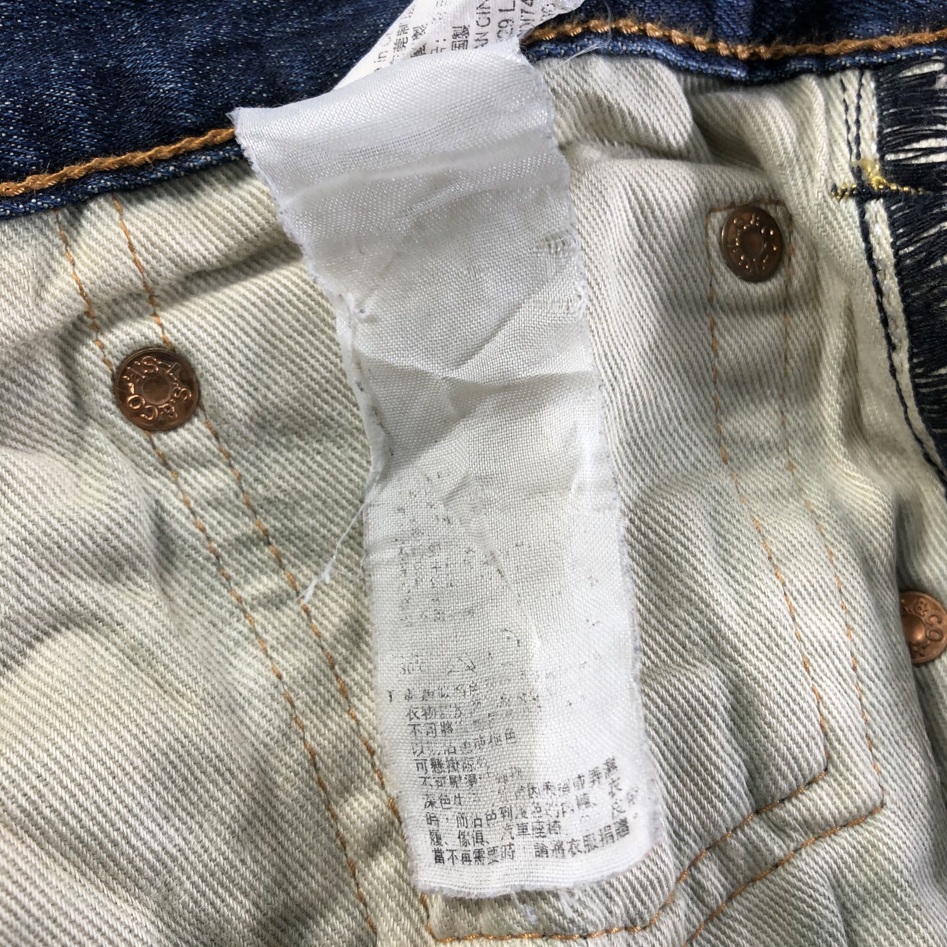 Levi's Vintage Blue Wash Levis 551 Jeans-J3824 Size US 30 / EU 46 - 13 Thumbnail