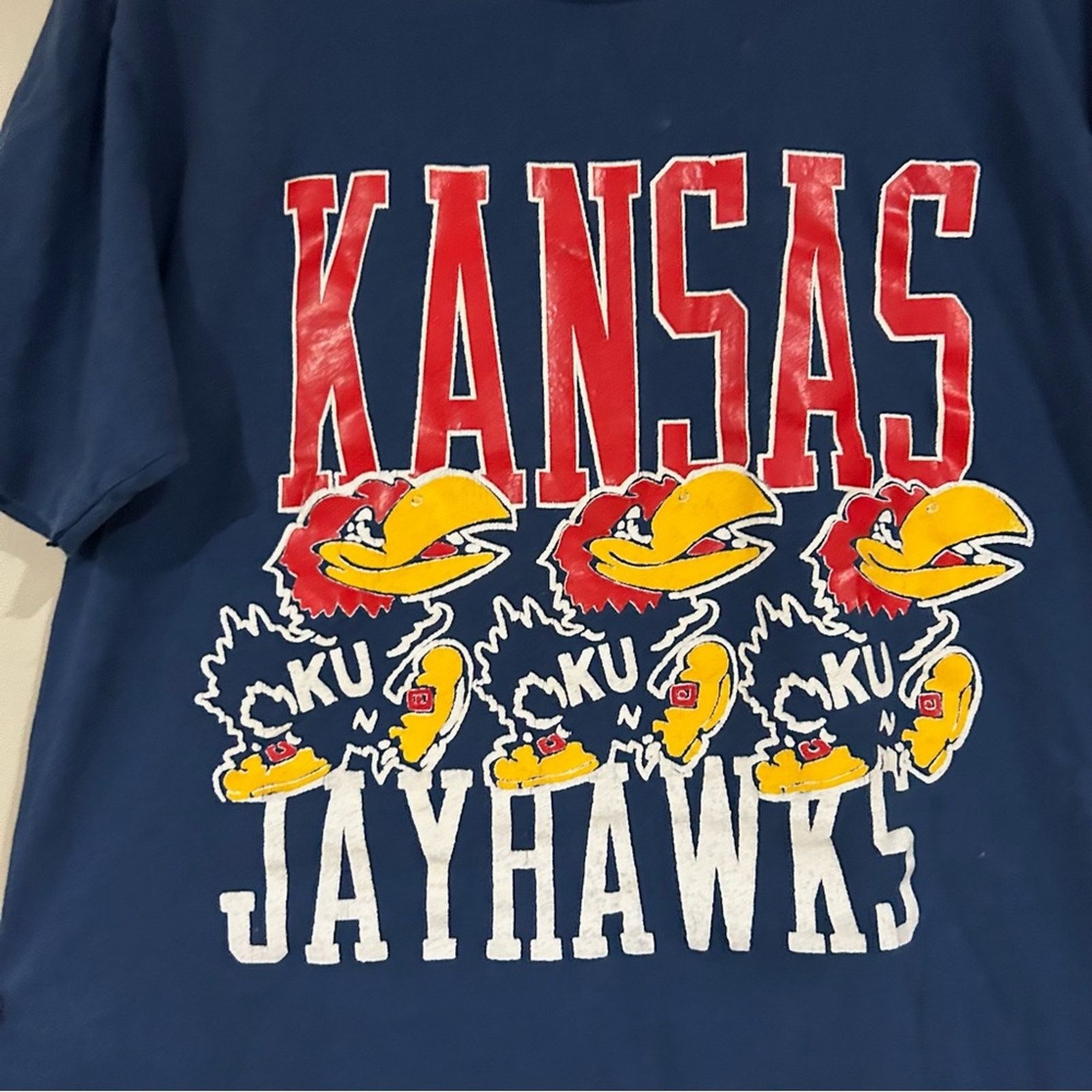 Other Vintage Kansas Jayhawks Shirt Size US L / EU 52-54 / 3 - 2 Thumbnail