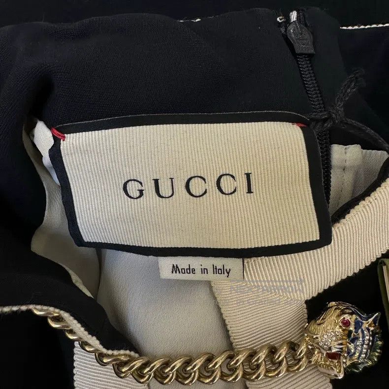 Gucci Gucci Black and white four-pocket enamel waist dress Size S / US 4 / IT 40 - 4 Thumbnail