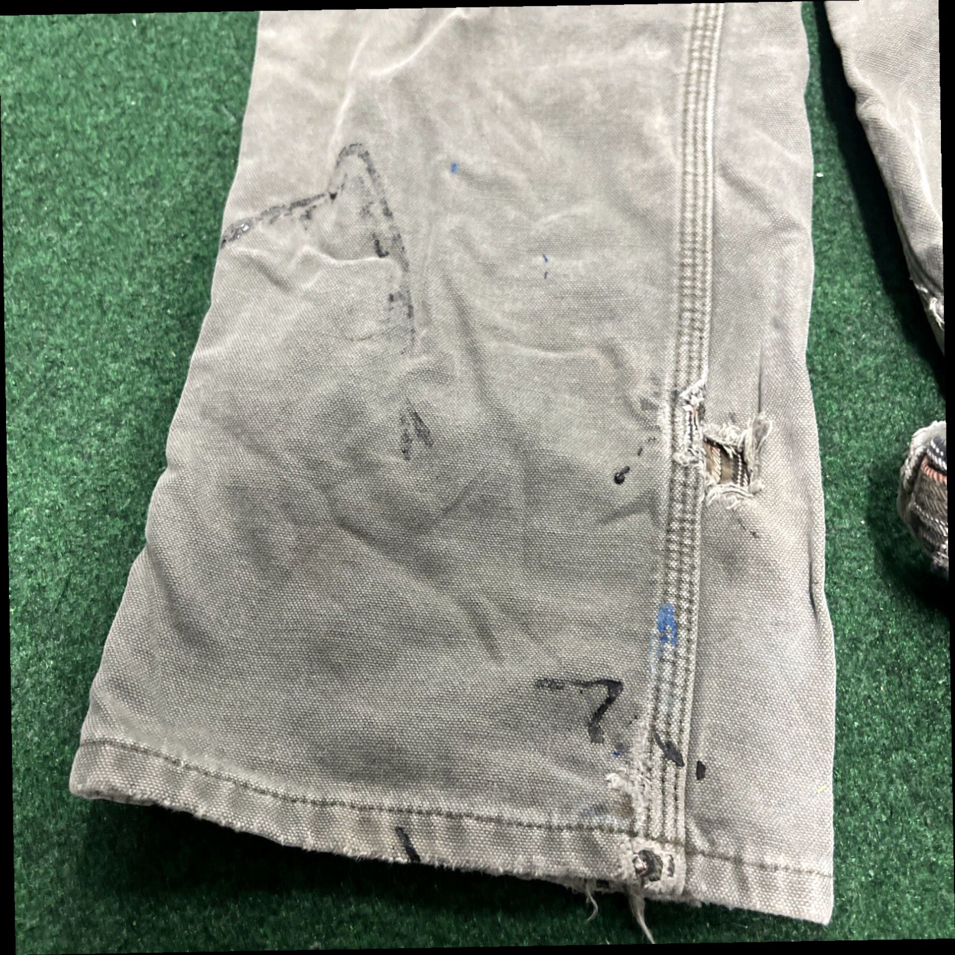 Carhartt Carhartt Pants Mens 32x36 Gray Peat Rugged Relaxed Fot Fleece Lined Carpenter Size US 32 / EU 48 - 4 Thumbnail