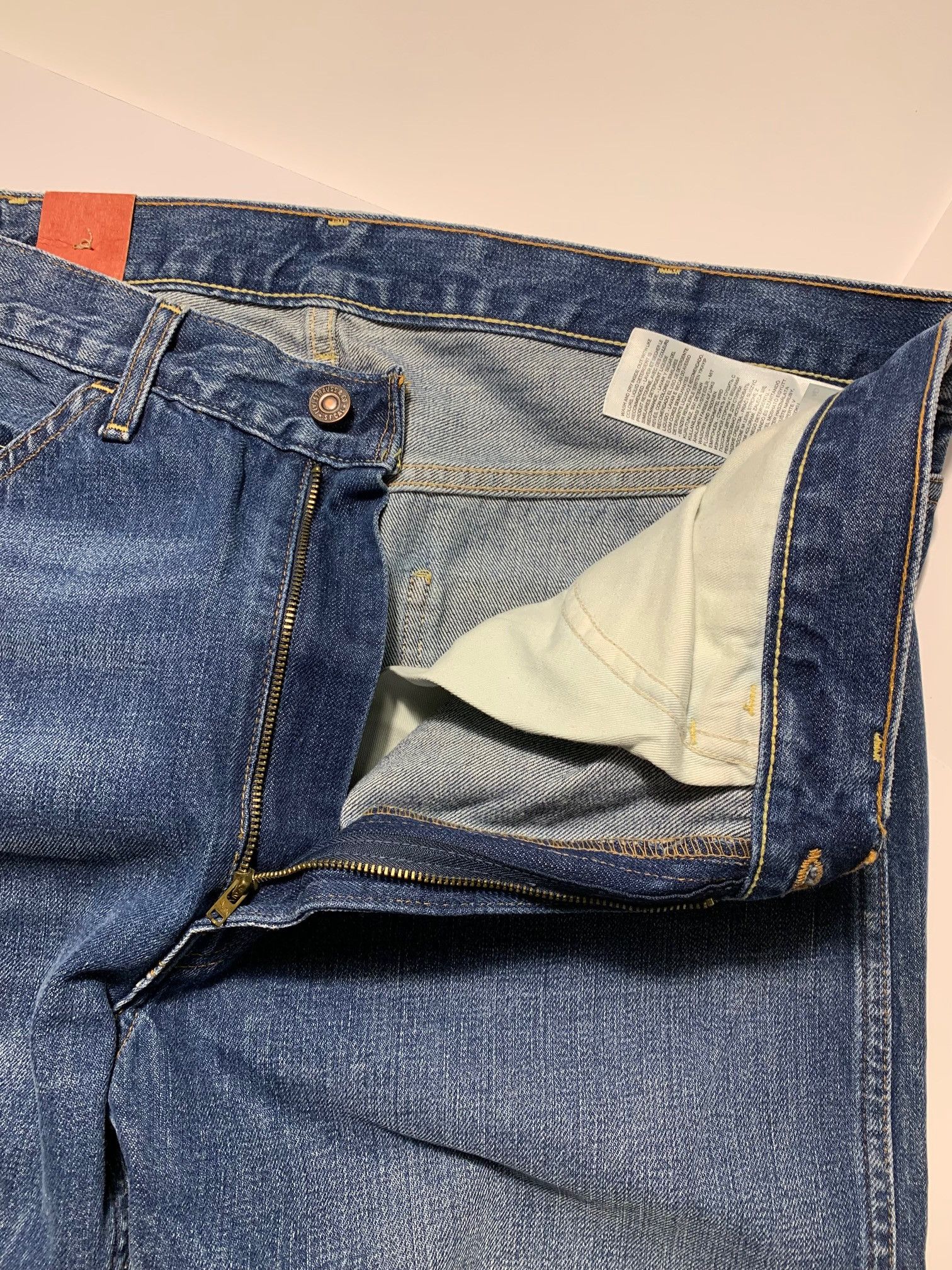 Levi's Vintage Clothing LVC SS18 606 Slim "Forever Blue" Orange Tab Jeans Big E Size US 38 / EU 54 - 8 Thumbnail