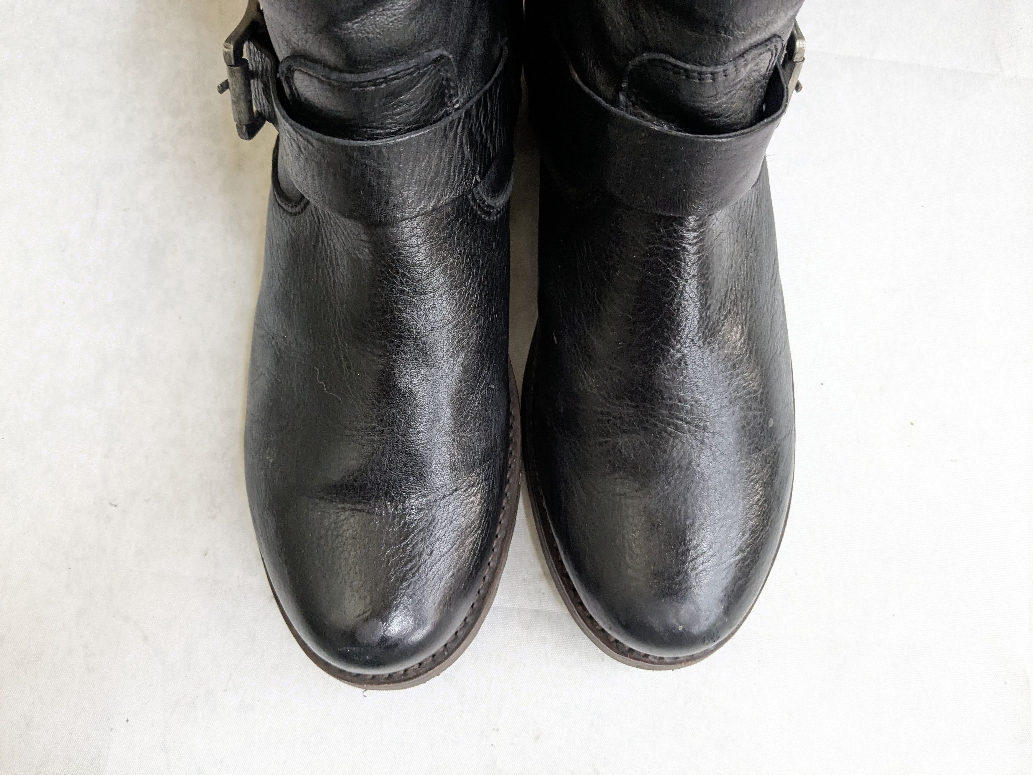 Frye Frye Engineer Boots Black Leather 8.5 Motorcycle Biker Size US 8.5 / EU 41-42 - 5 Thumbnail
