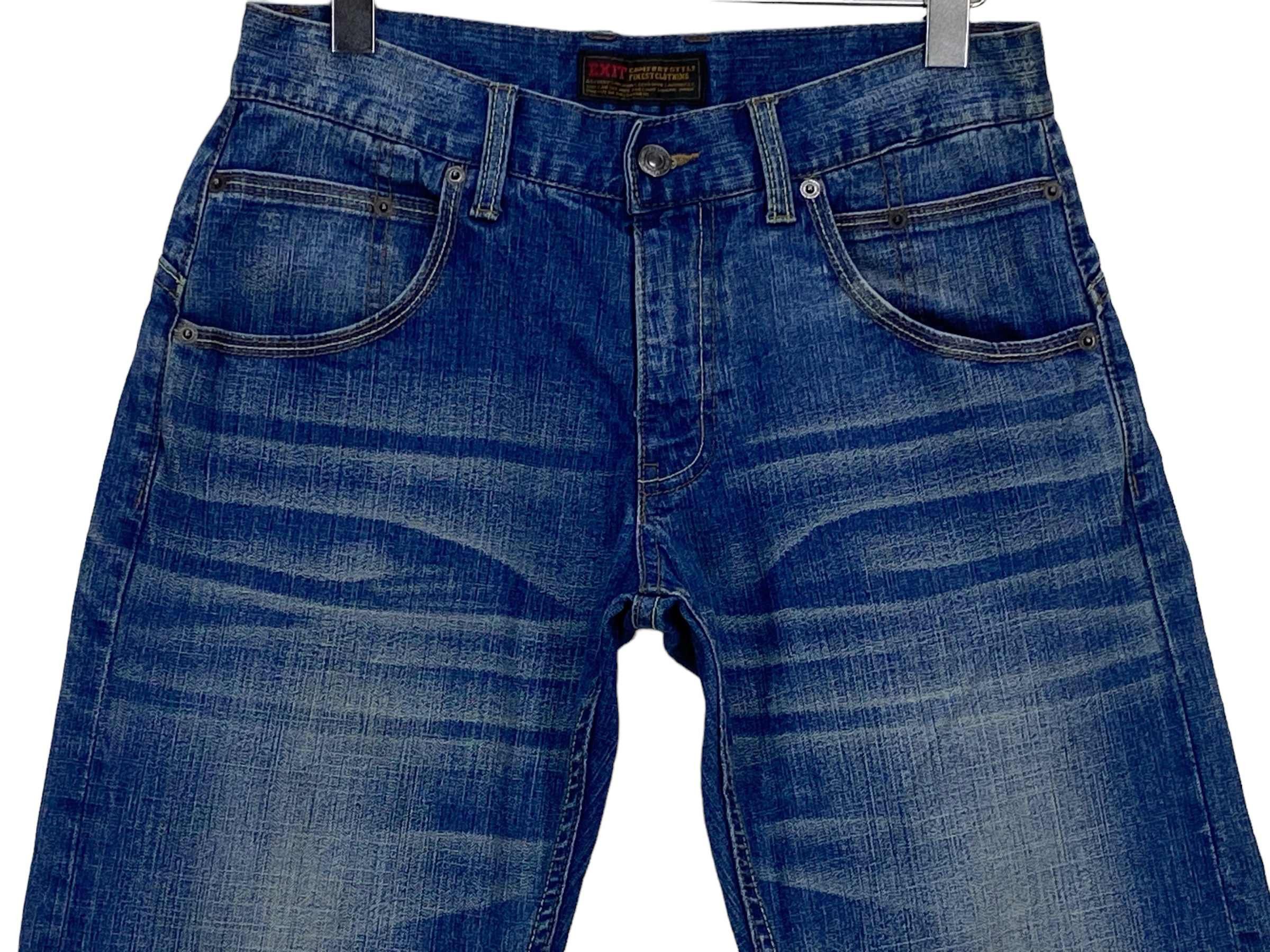 Japanese Brand Exit Jeans Hip Hop Skateboard Jeans Size US 36 / EU 52 - 3 Thumbnail