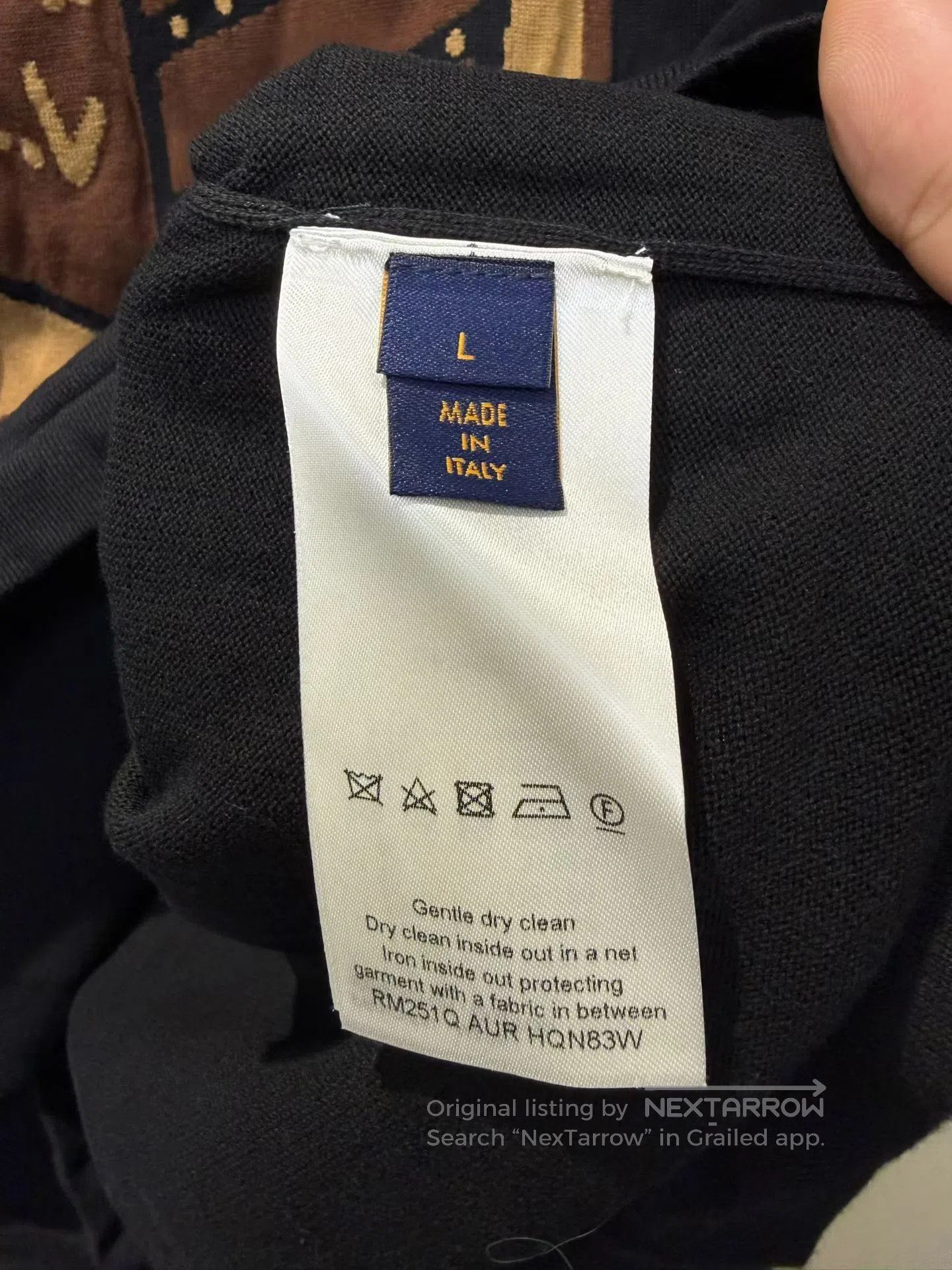 Louis Vuitton Louis Vuitton Black Box Logo Knit Short Sleeve| Size US L / EU 52-54 / 3 - 3 Thumbnail