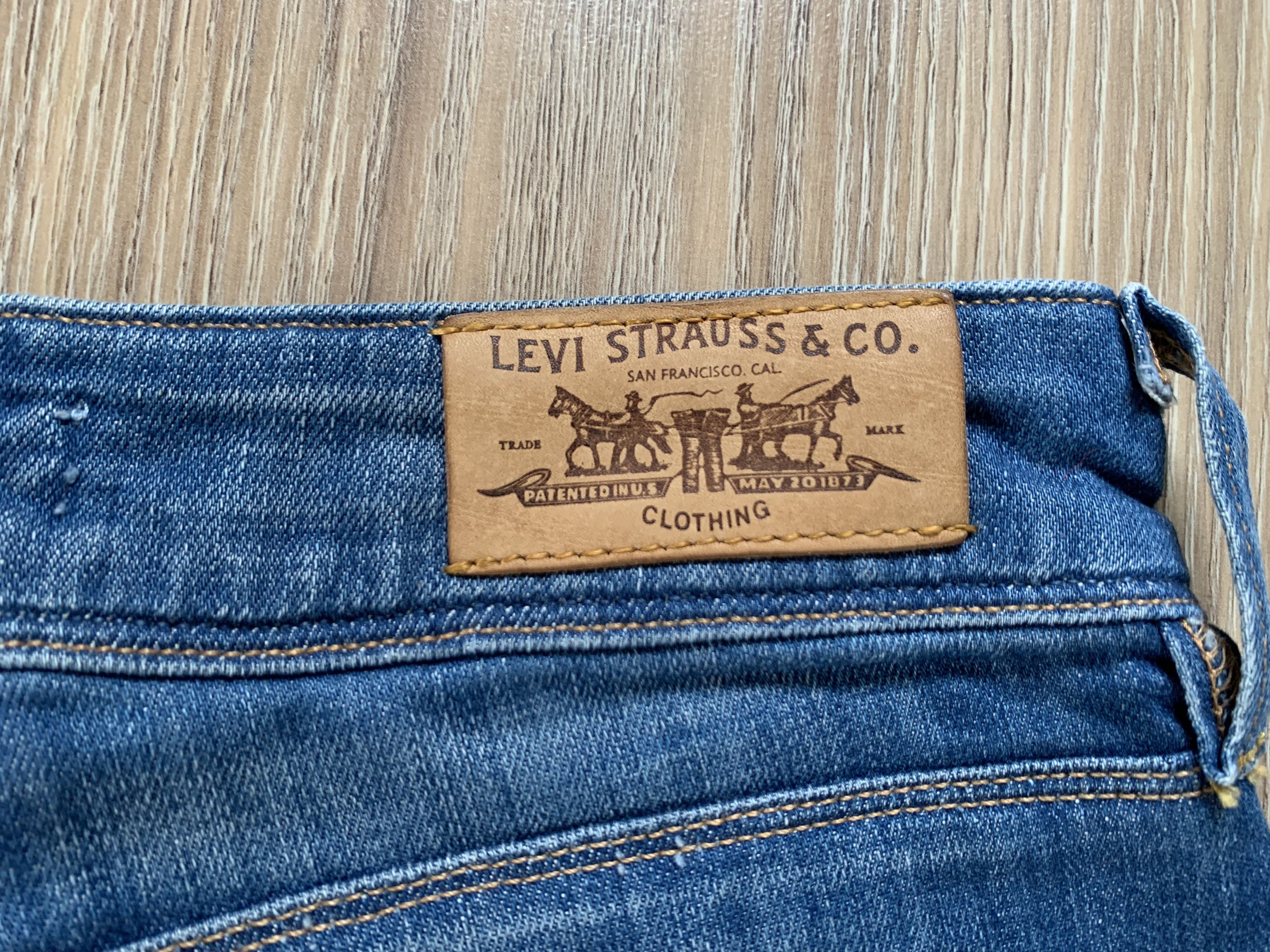 Levi's Levi’s 571 Slim Fit Blue Denim Jeans Size US 27 - 7 Thumbnail